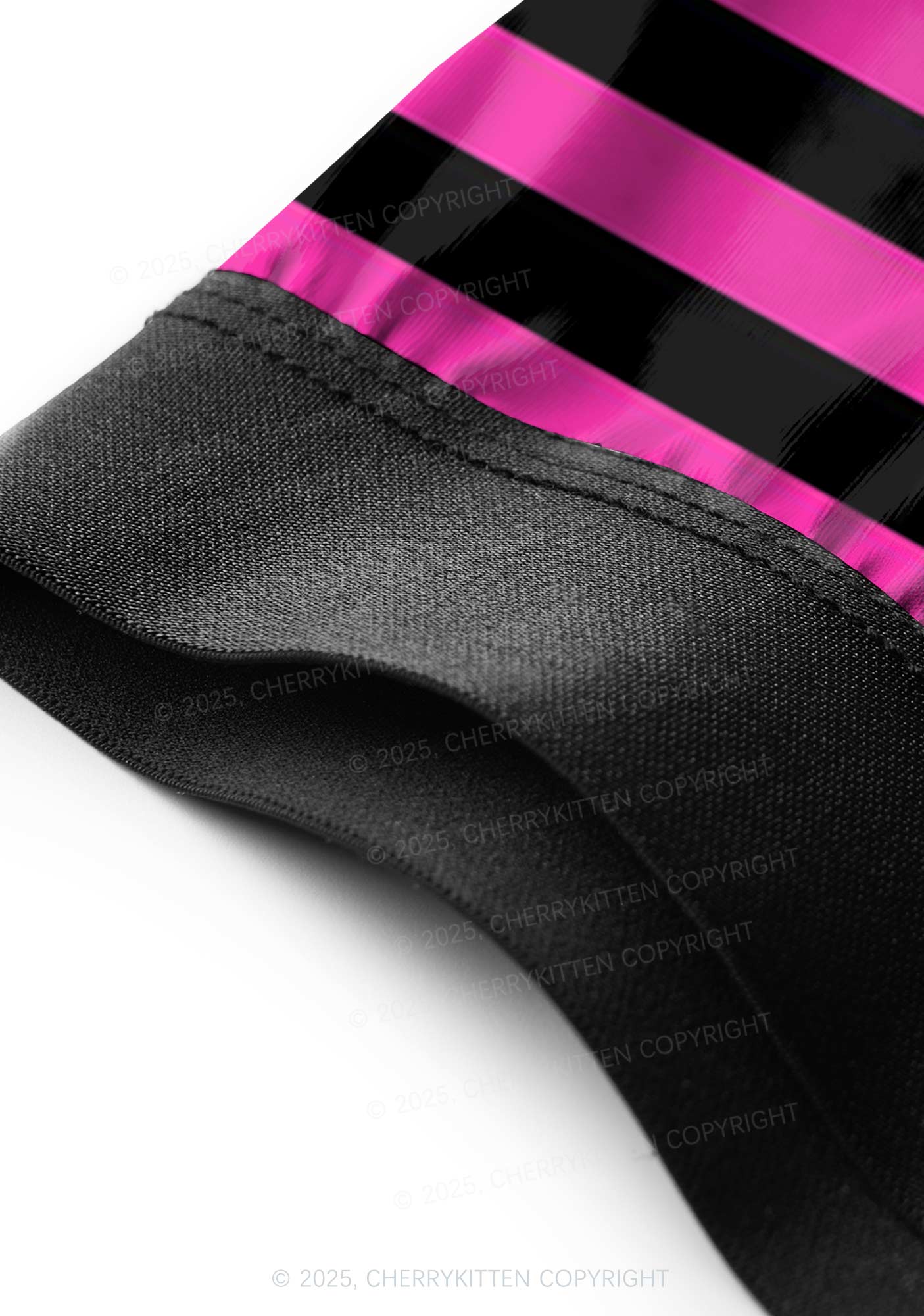 Pink And Black Stripe Valentine's Day Y2K Print Couples Boxer Thong Set Cherrykitten - Image 6
