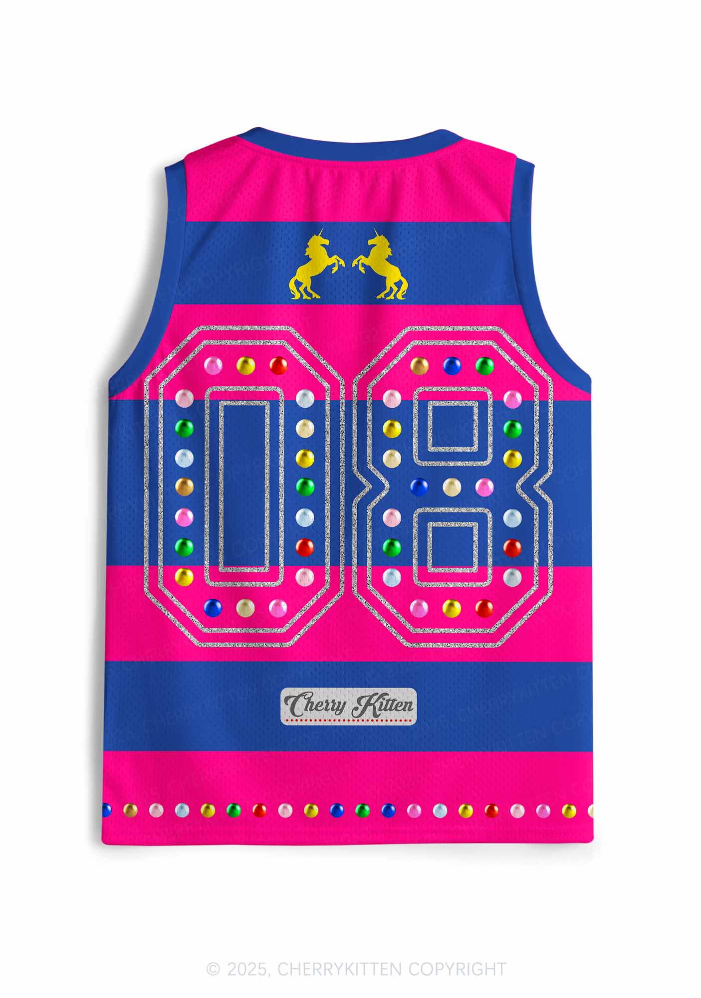 Pink Autism Y2K Sport Jersey Tank Cherrykitten - Image 3
