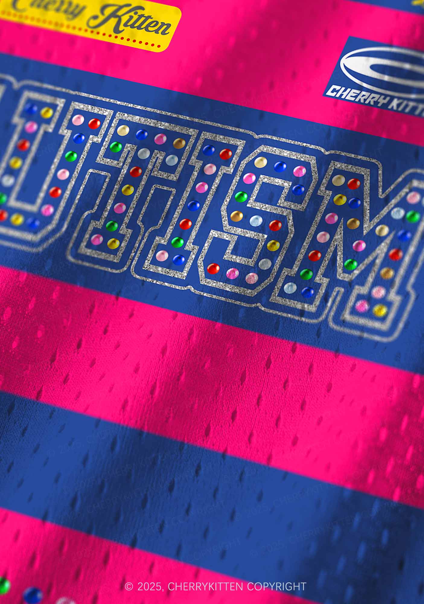 Pink Autism Y2K Sport Jersey Tank Cherrykitten - Image 4
