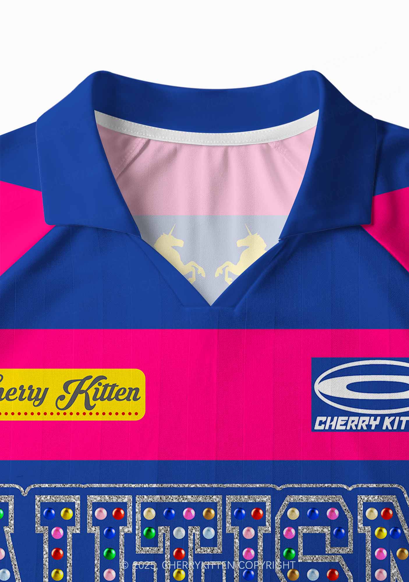 Pink Autism Y2K Sport Long Sleeve Jersey Shirts Cherrykitten - Image 4