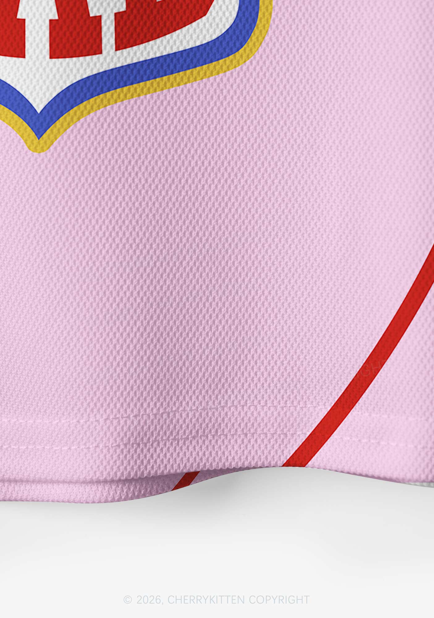 Pink Bad Bunny Y2K Crop Sport Jersey Shirts Cherrykitten - Image 6
