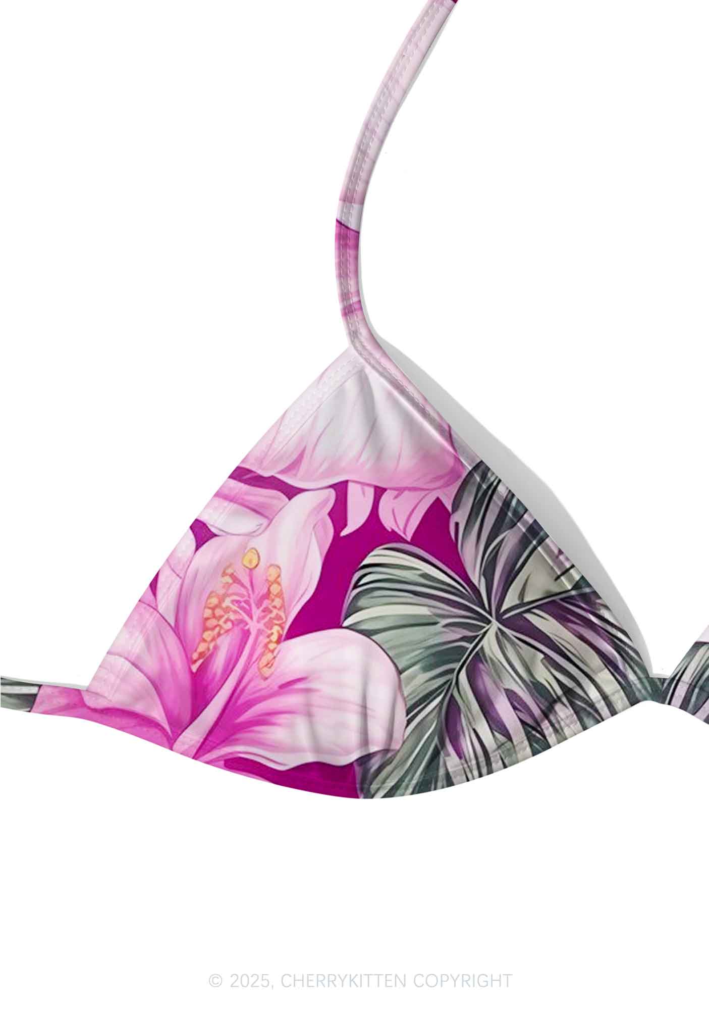 Pink Blossoms Y2K Print Bikini Set Cherrykitten - Image 4