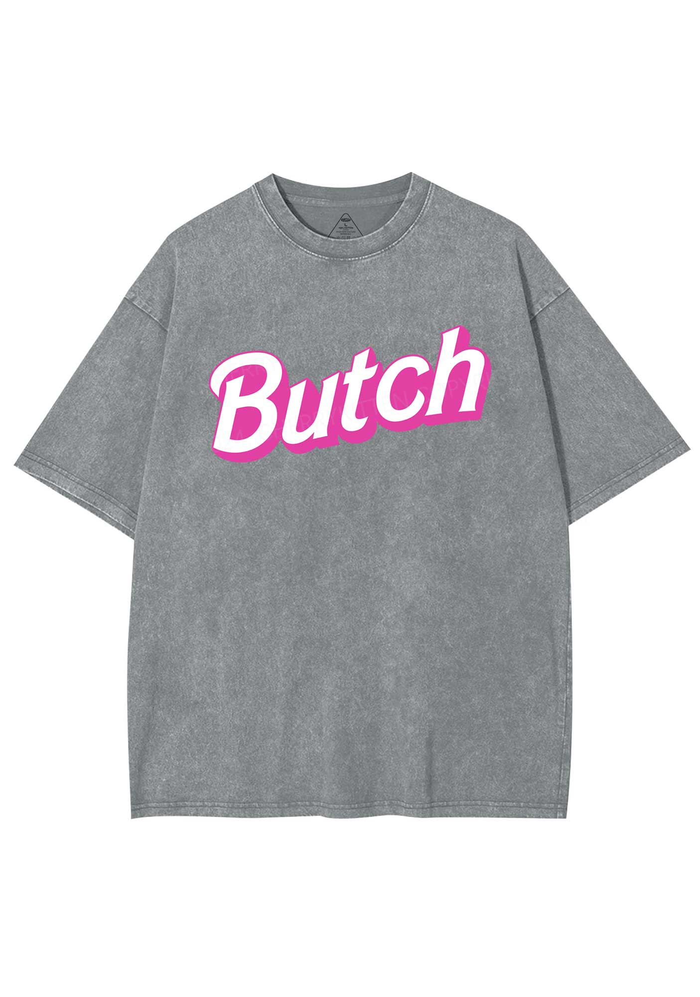 Pink Butch Y2K Shirts Washed Tee Cherrykitten - Image 6