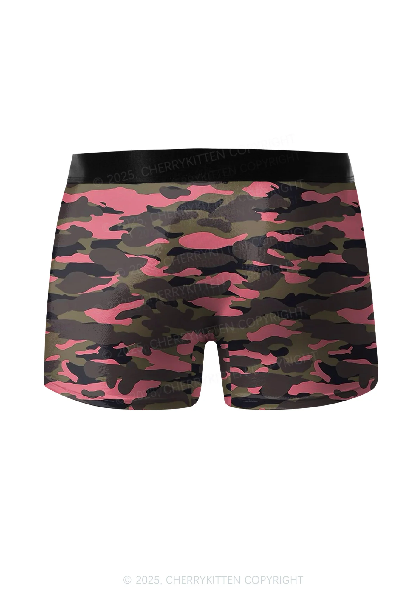 Pink Camouflage Y2K Print Men Boxer Briefs Cherrykitten - Image 2