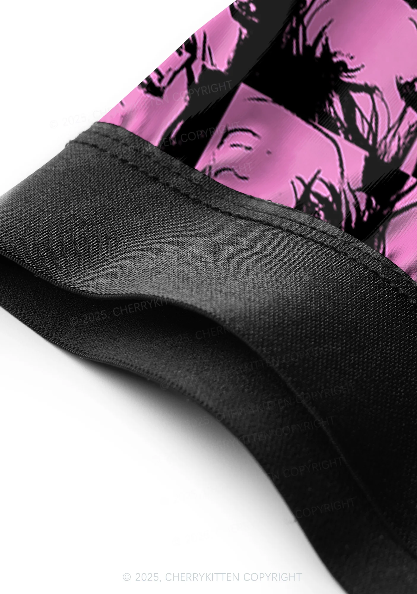 Pink Custom Portrait Valentine's Day Y2K Print Couples Boxer Thong Set Cherrykitten - Image 7