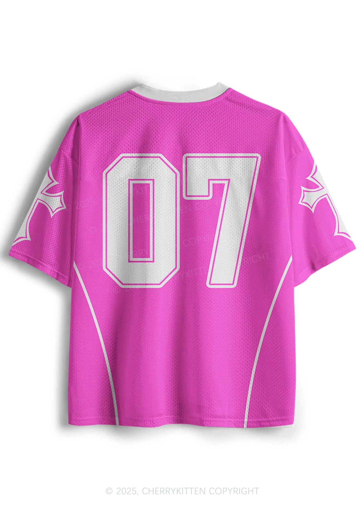 Custom Pink Cxxt Y2K Mesh Jersey Shirts Cherrykitten - Image 4
