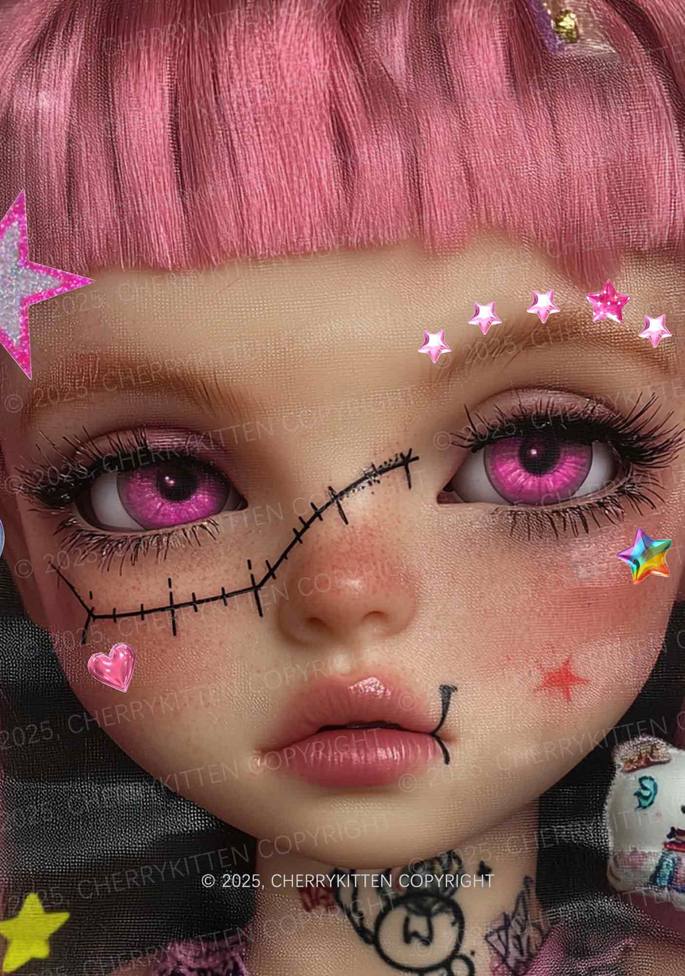 Pink Doll Y2K Phone Case Cherrykitten - Image 2