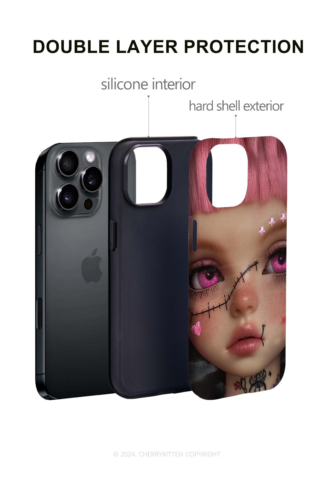 Pink Doll Y2K Phone Case Cherrykitten - Image 4