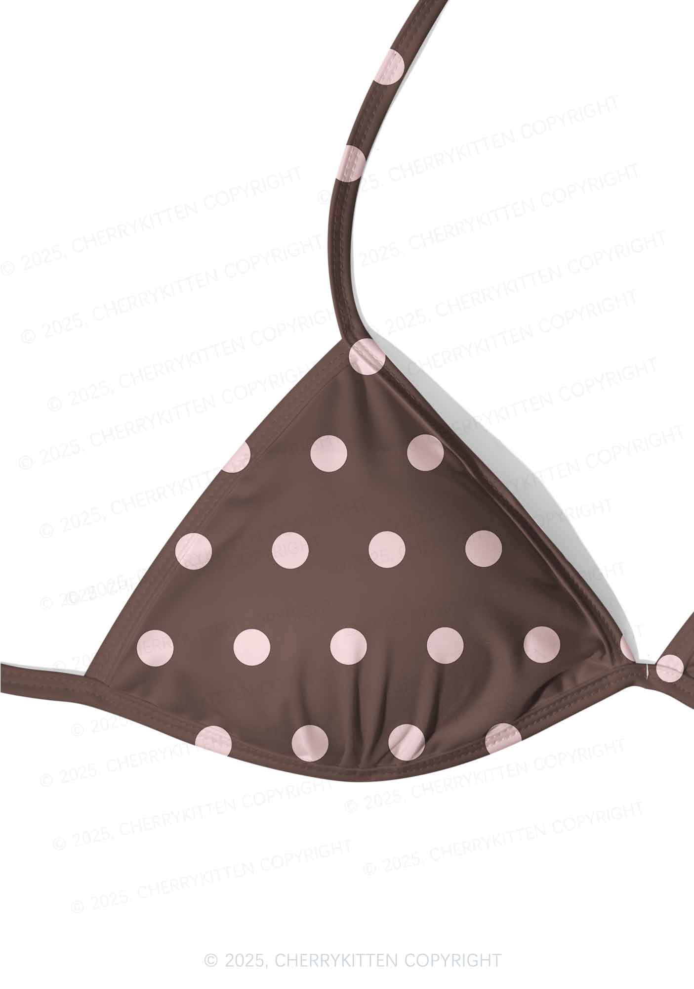 Pink Dots On Palms Y2K Print Bikini Set Cherrykitten - Image 4