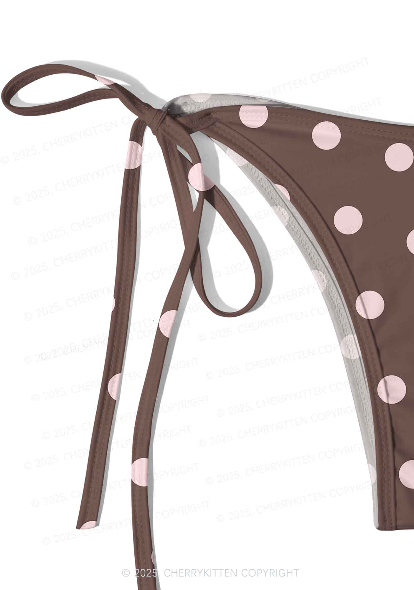 Pink Dots On Palms Y2K Print Bikini Set Cherrykitten - Image 5