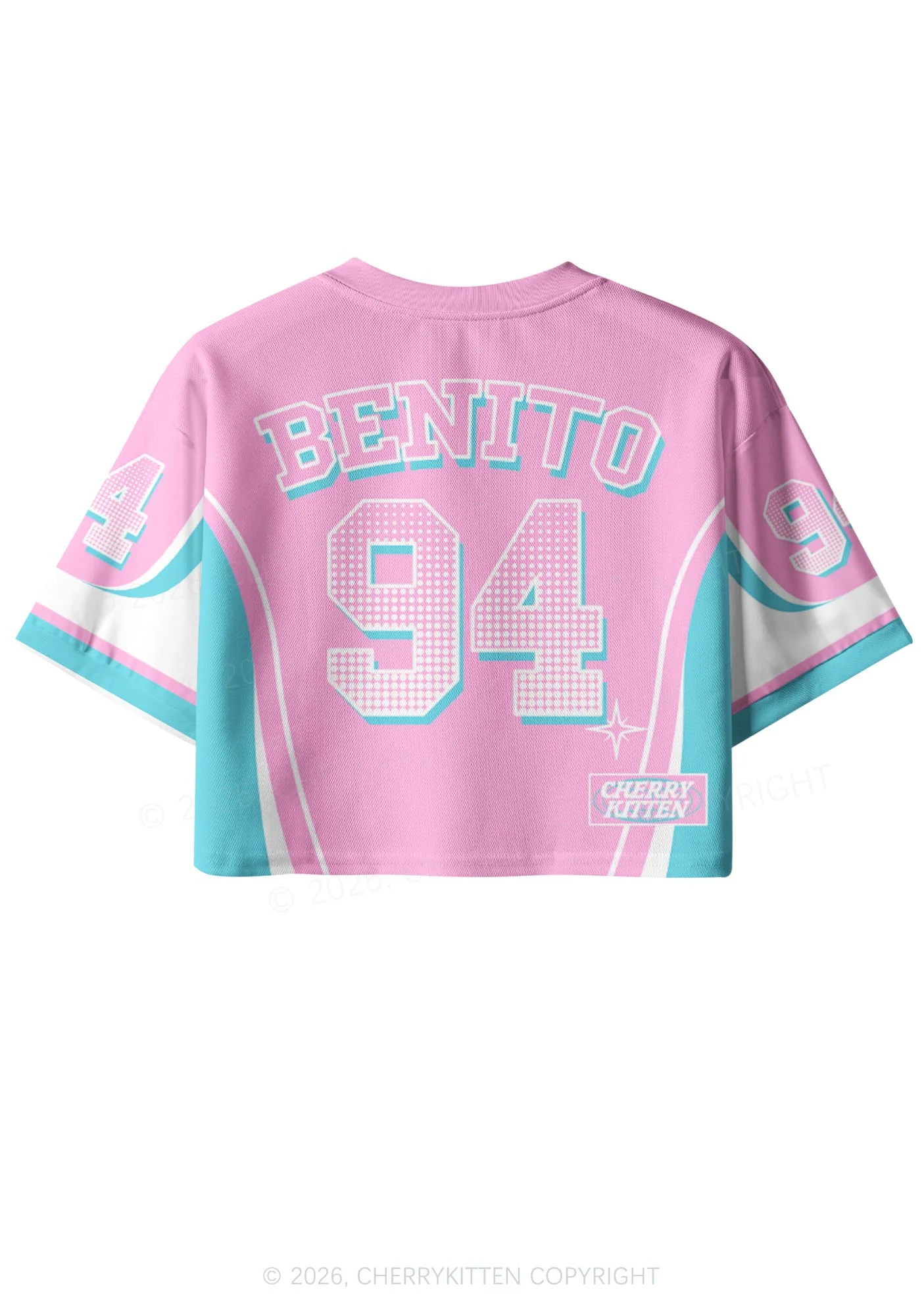 Pink Frog Y2K Crop Sport Jersey Shirts Cherrykitten - Image 4