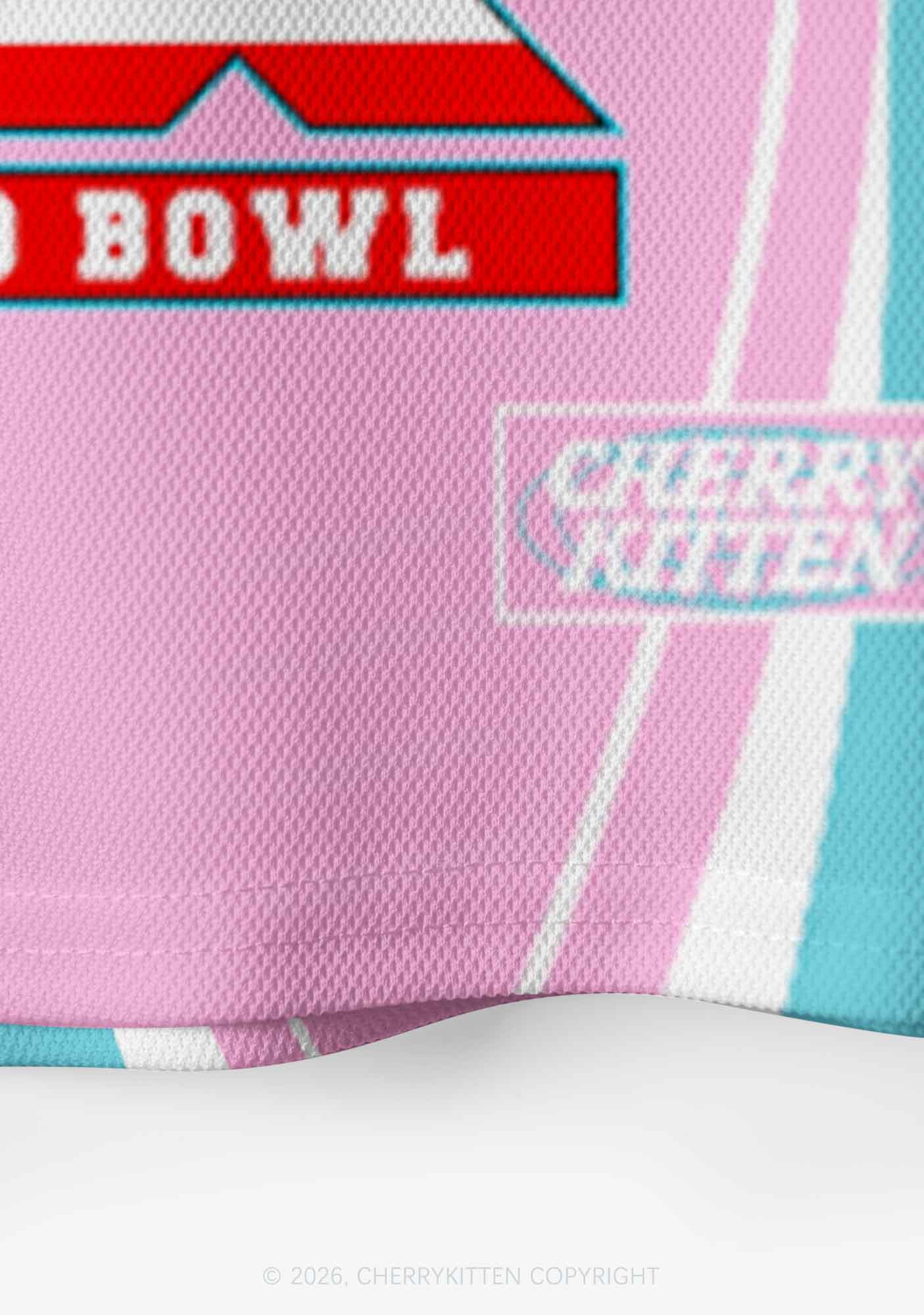Pink Frog Y2K Crop Sport Jersey Shirts Cherrykitten - Image 6