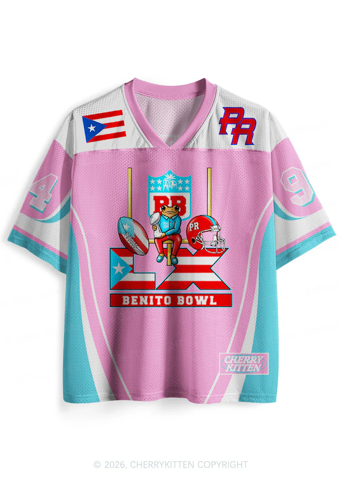 Pink Frog Y2K Sport Jersey Shirts Cherrykitten - Image 3