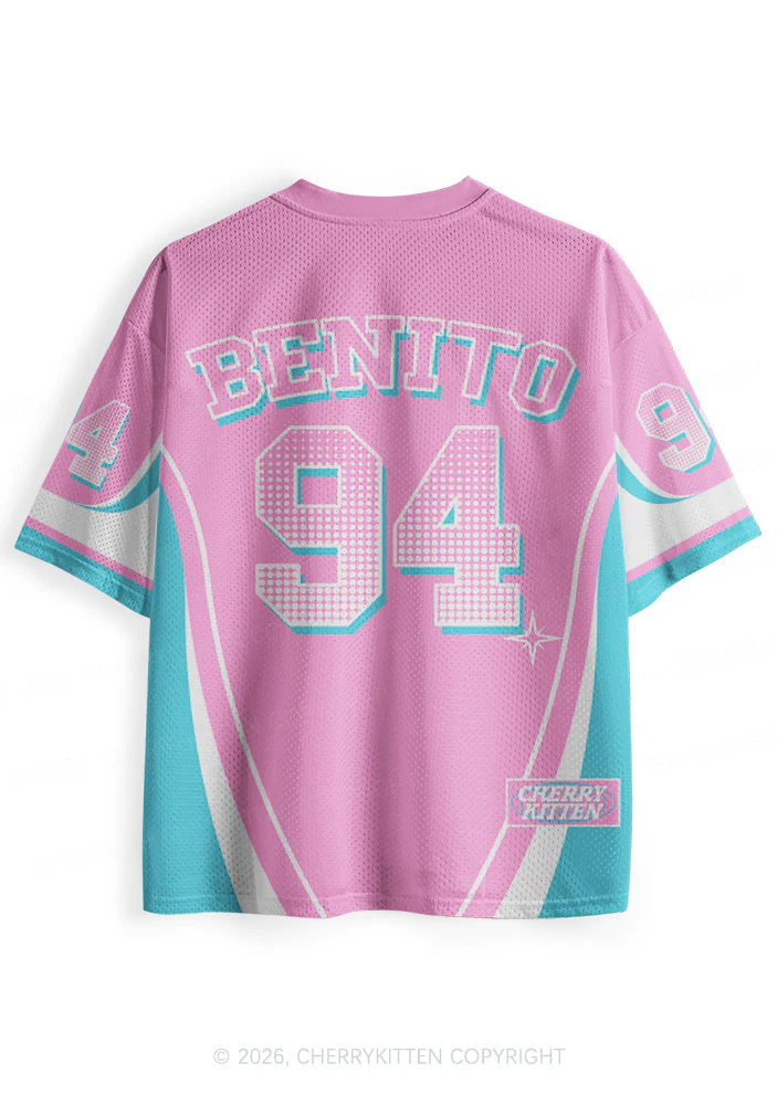 Pink Frog Y2K Sport Jersey Shirts Cherrykitten - Image 4