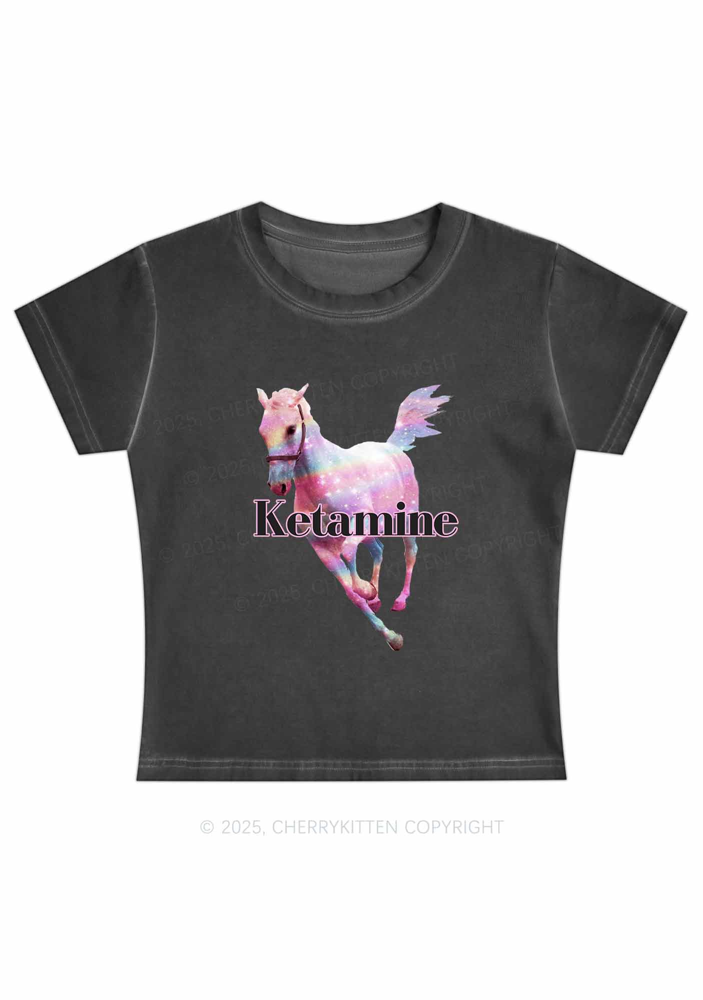 Pink Horse Y2K Vintage Classic Tee Cherrykitten - Image 2