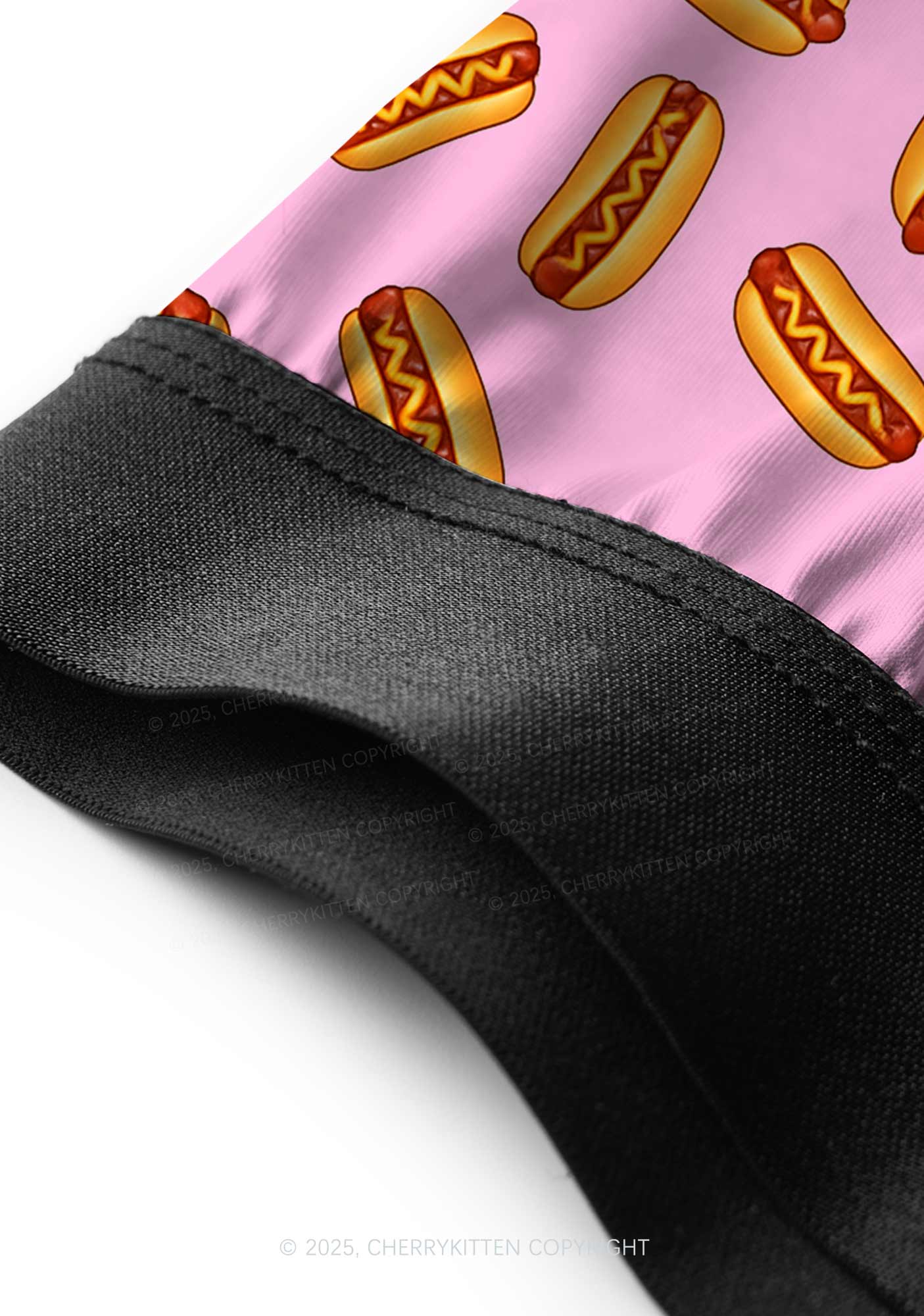 Pink Hot Dog Y2K Print Men Boxer Briefs Cherrykitten - Image 4