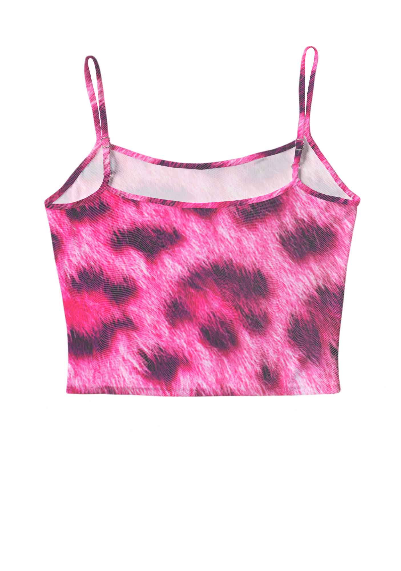 Pink Leopard Cxxt Y2K Mesh Cami Tank Cherrykitten - Image 3