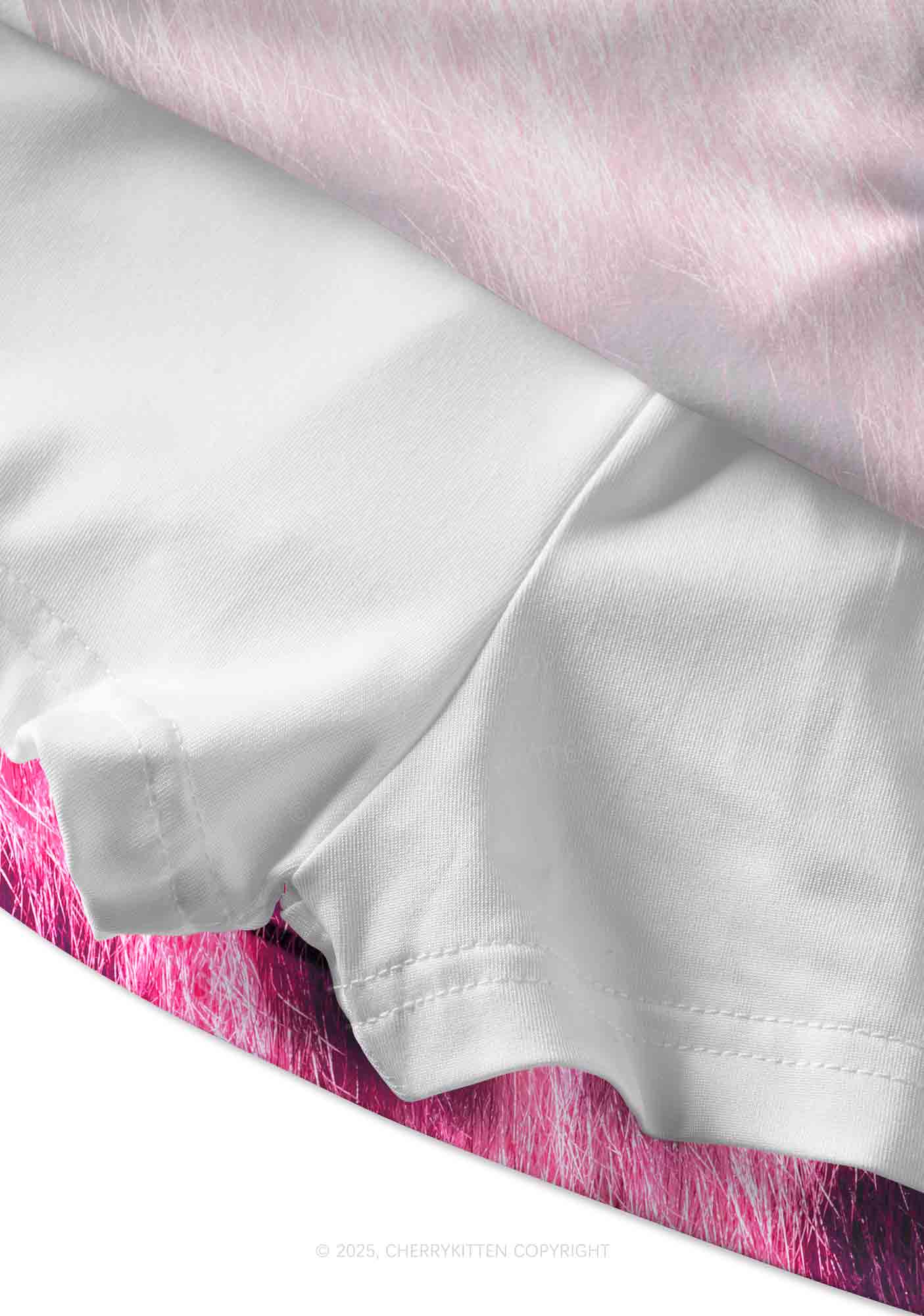 Pink Leopard Cxxt Y2K Print Mini Skirt Cherrykitten - Image 3