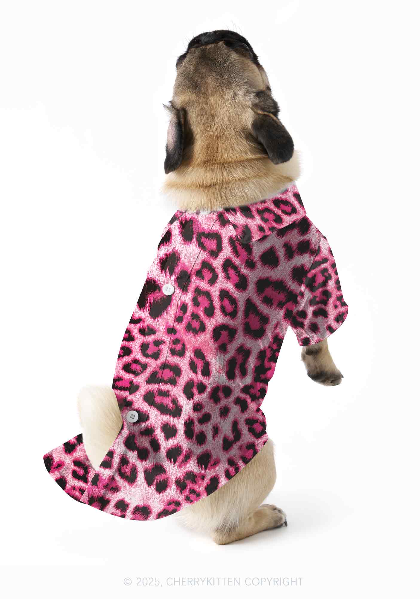 Pink Leopard Y2K Pet Shirts Cherrykitten - Image 2