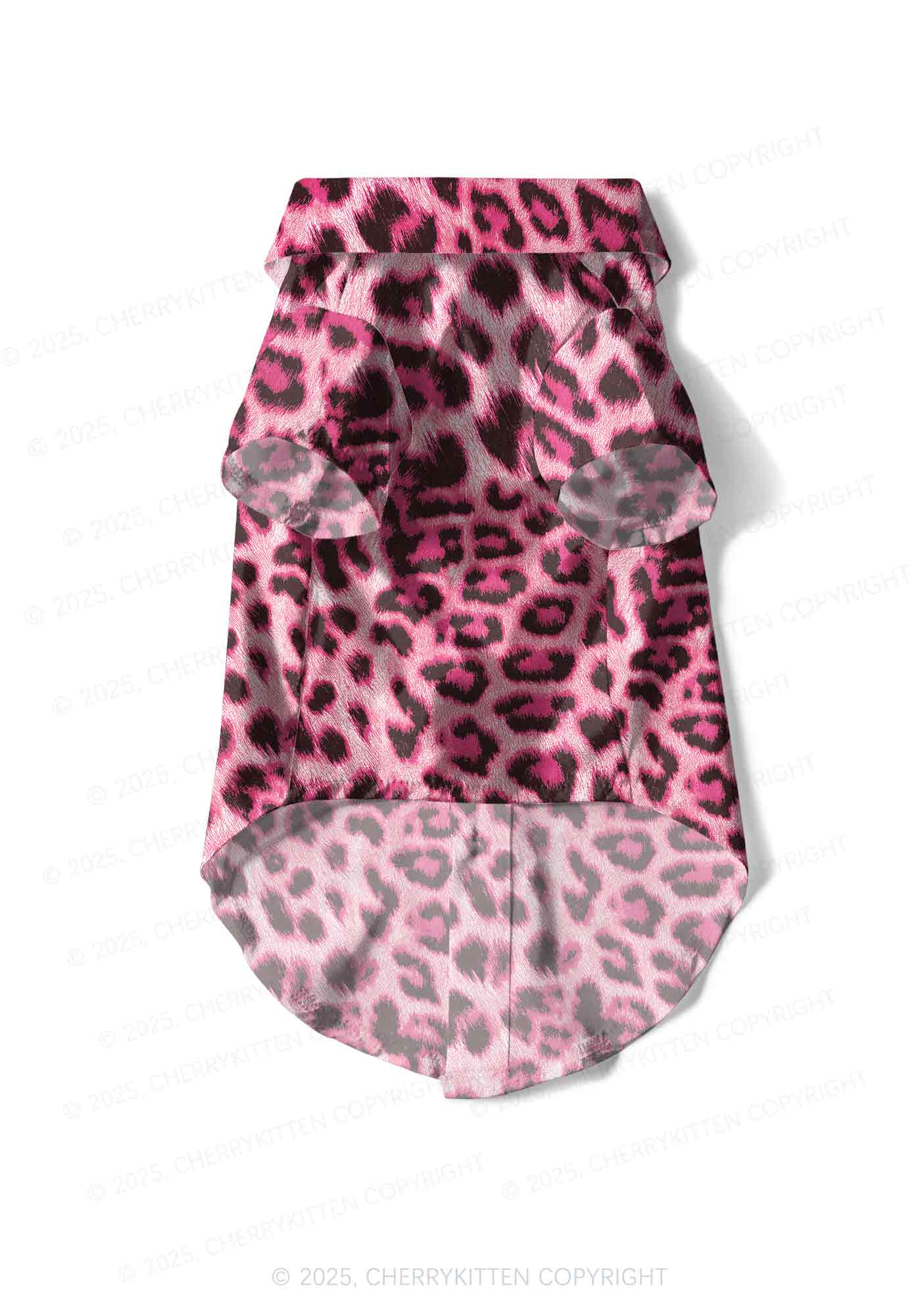 Pink Leopard Y2K Pet Shirts Cherrykitten - Image 4