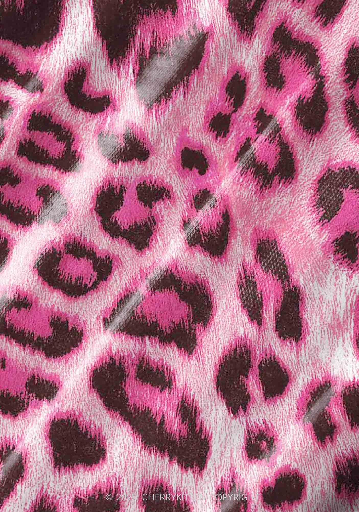 Pink Leopard Y2K Pet Tank Top Cherrykitten - Image 5