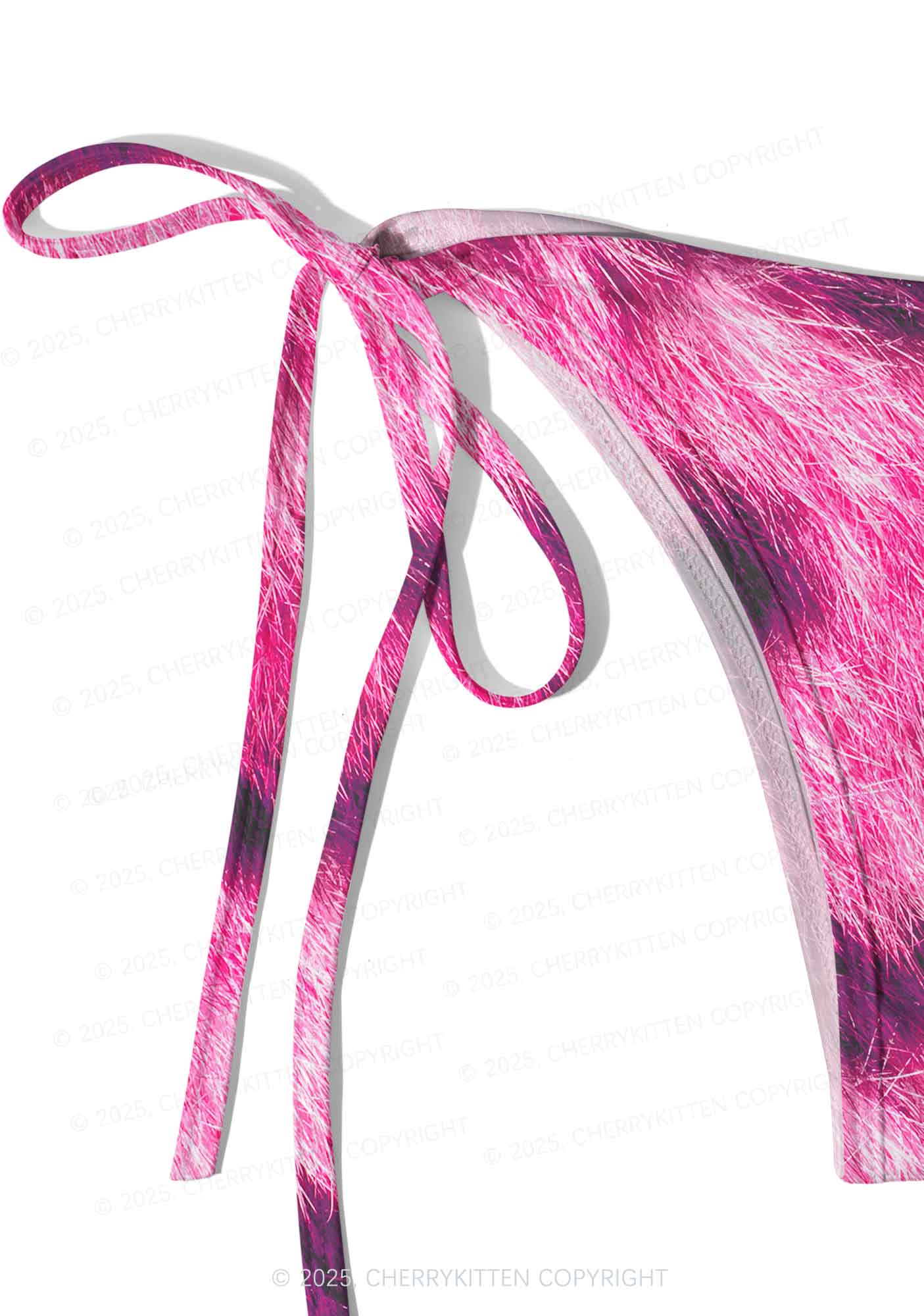 Pink Leopard Y2K Print Bikini Set Cherrykitten - Image 5