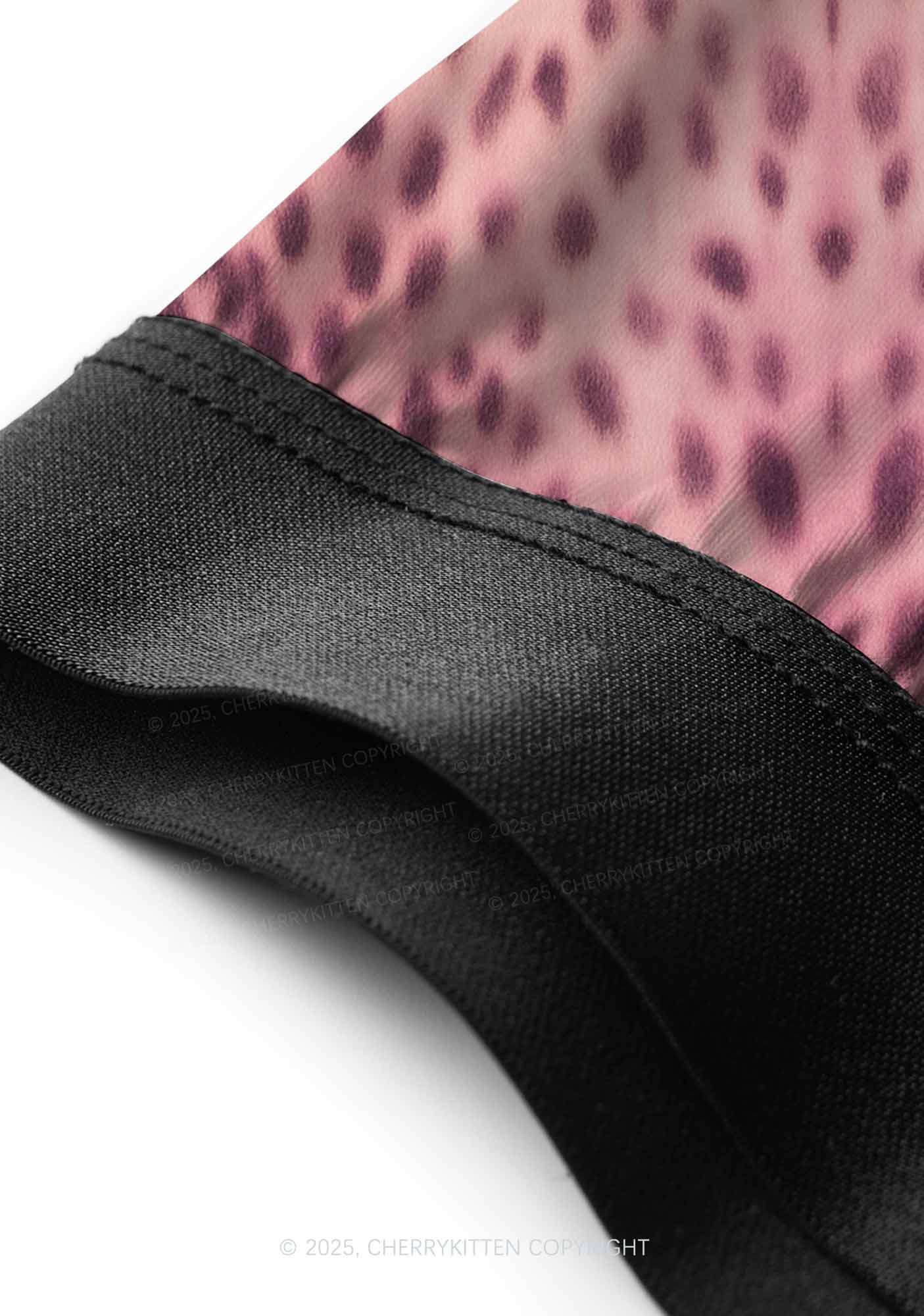 Pink Leopard Y2K Print Men Boxer Briefs Cherrykitten - Image 5
