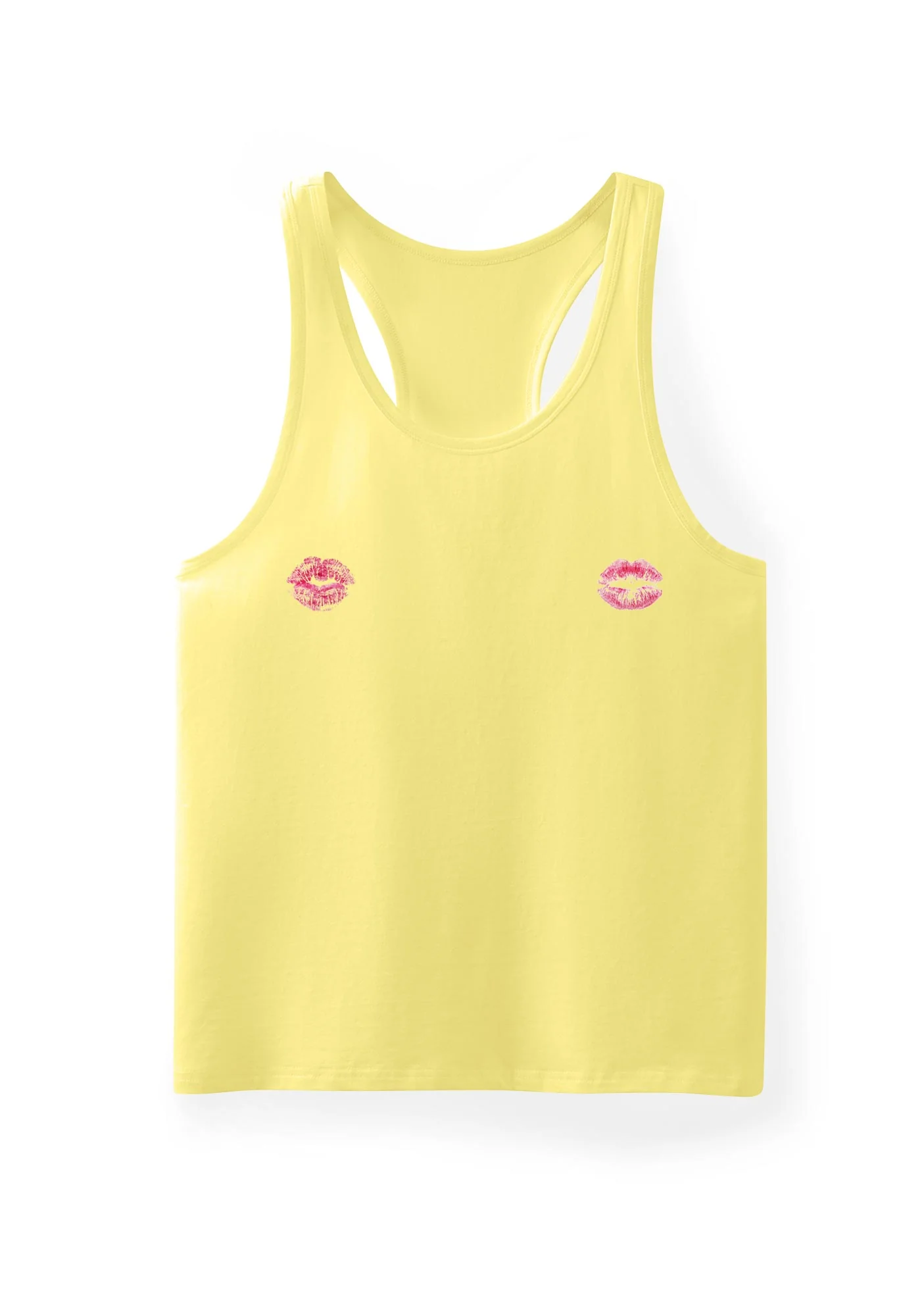 Pink Lips Y2K Men Racerback Tank Top Cherrykitten - Image 9