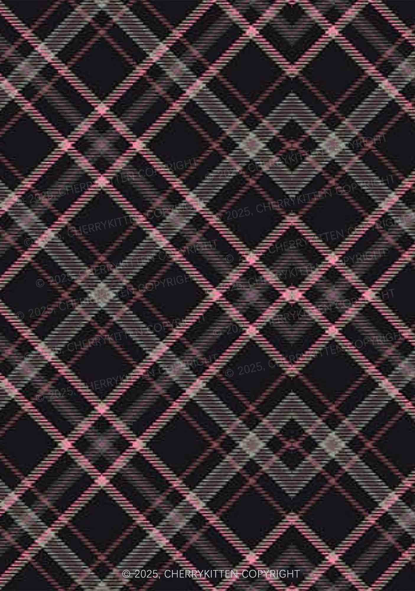Pink Plaid Y2K Print Mini Layered Skirt Cherrykitten - Image 2