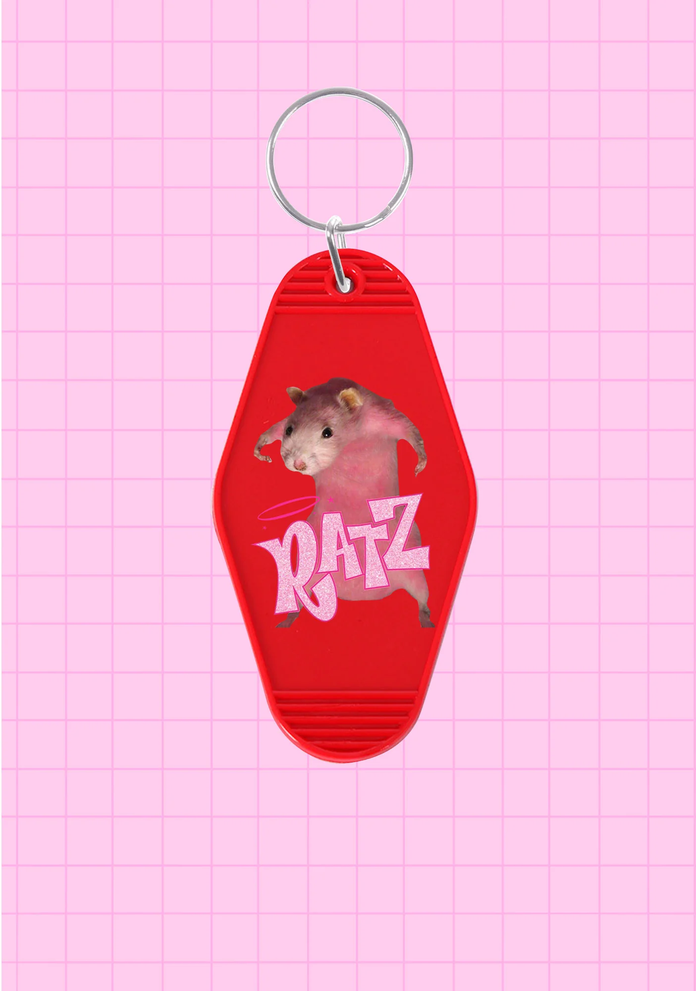 Pink Ratz 1Pc Y2K Hotel Keychain Cherrykitten - Image 3