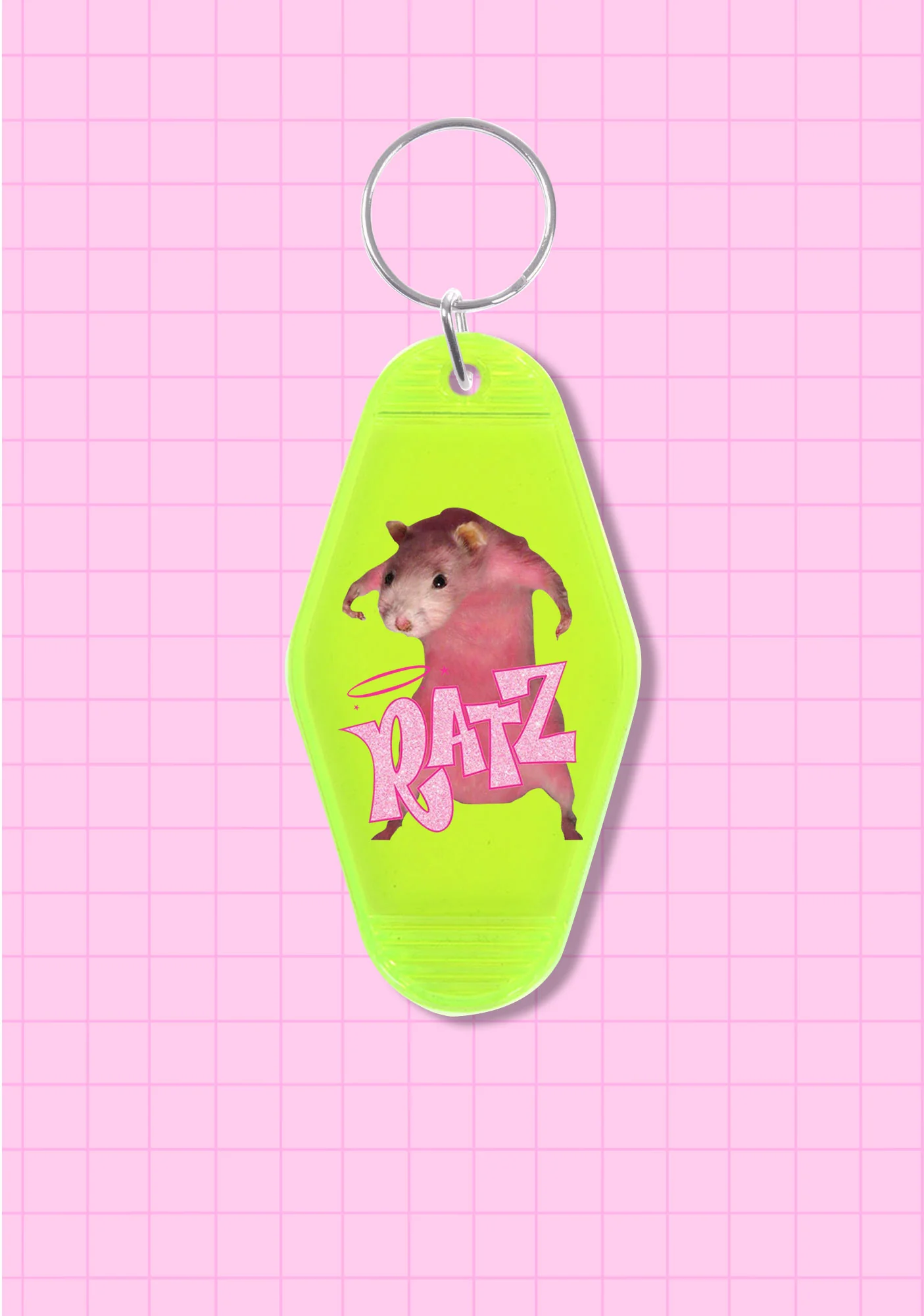Pink Ratz 1Pc Y2K Hotel Keychain Cherrykitten - Image 4