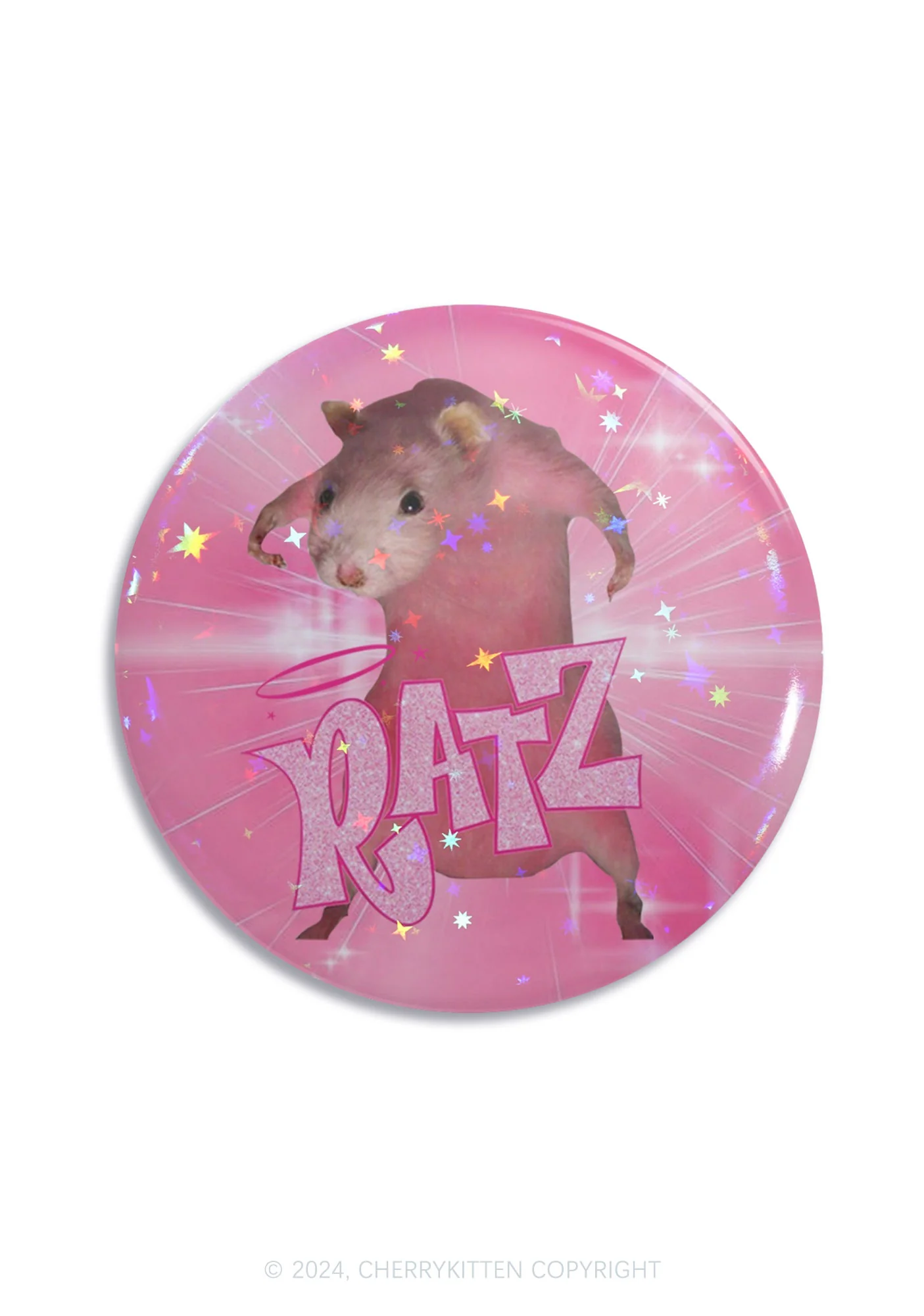 Pink Ratz 1Pc Y2K Pin Badge Cherrykitten - Image 7