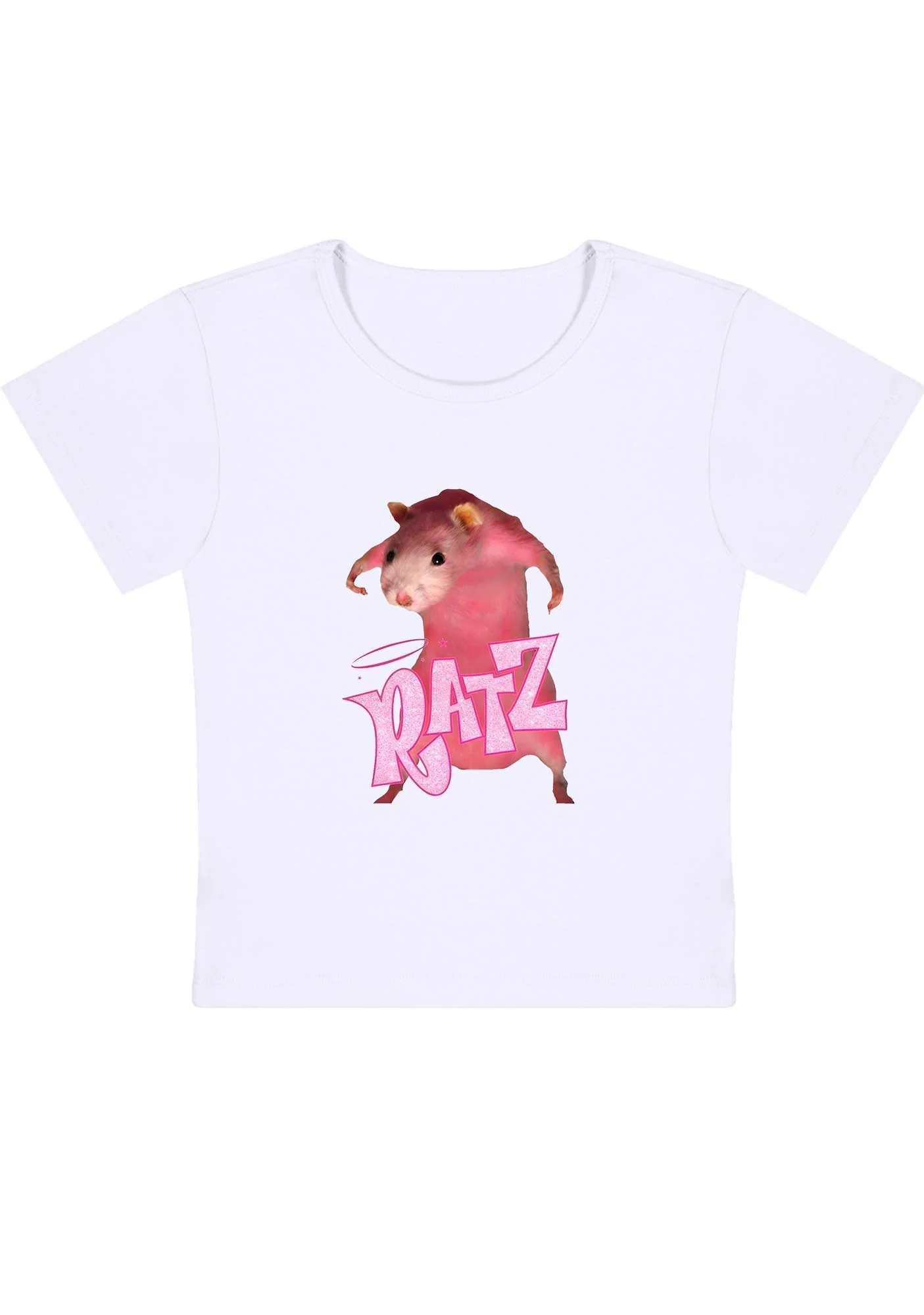 Pink Ratz Y2K Baby Tee - Image 5