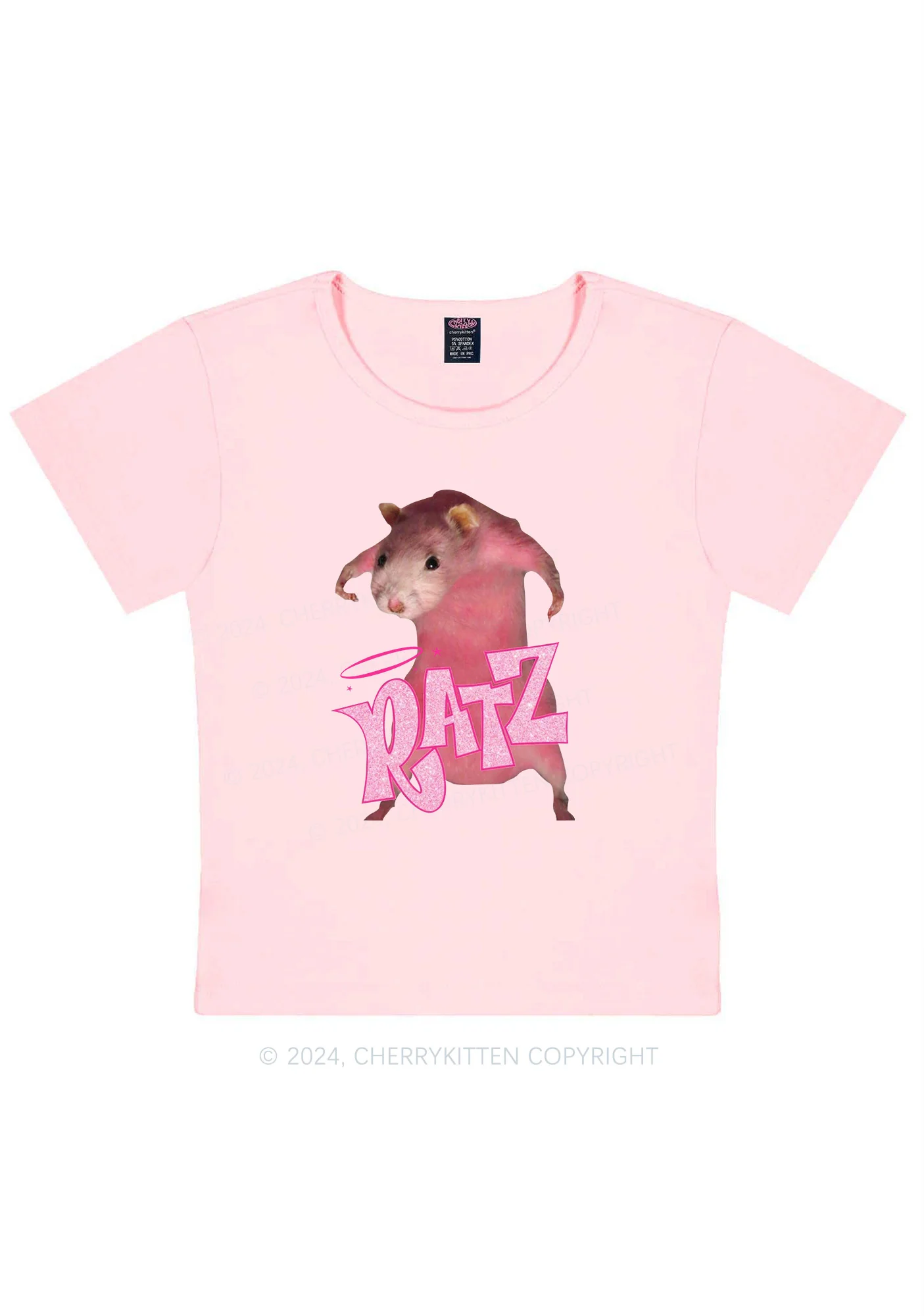 Pink Ratz Y2K Baby Tee - Image 7