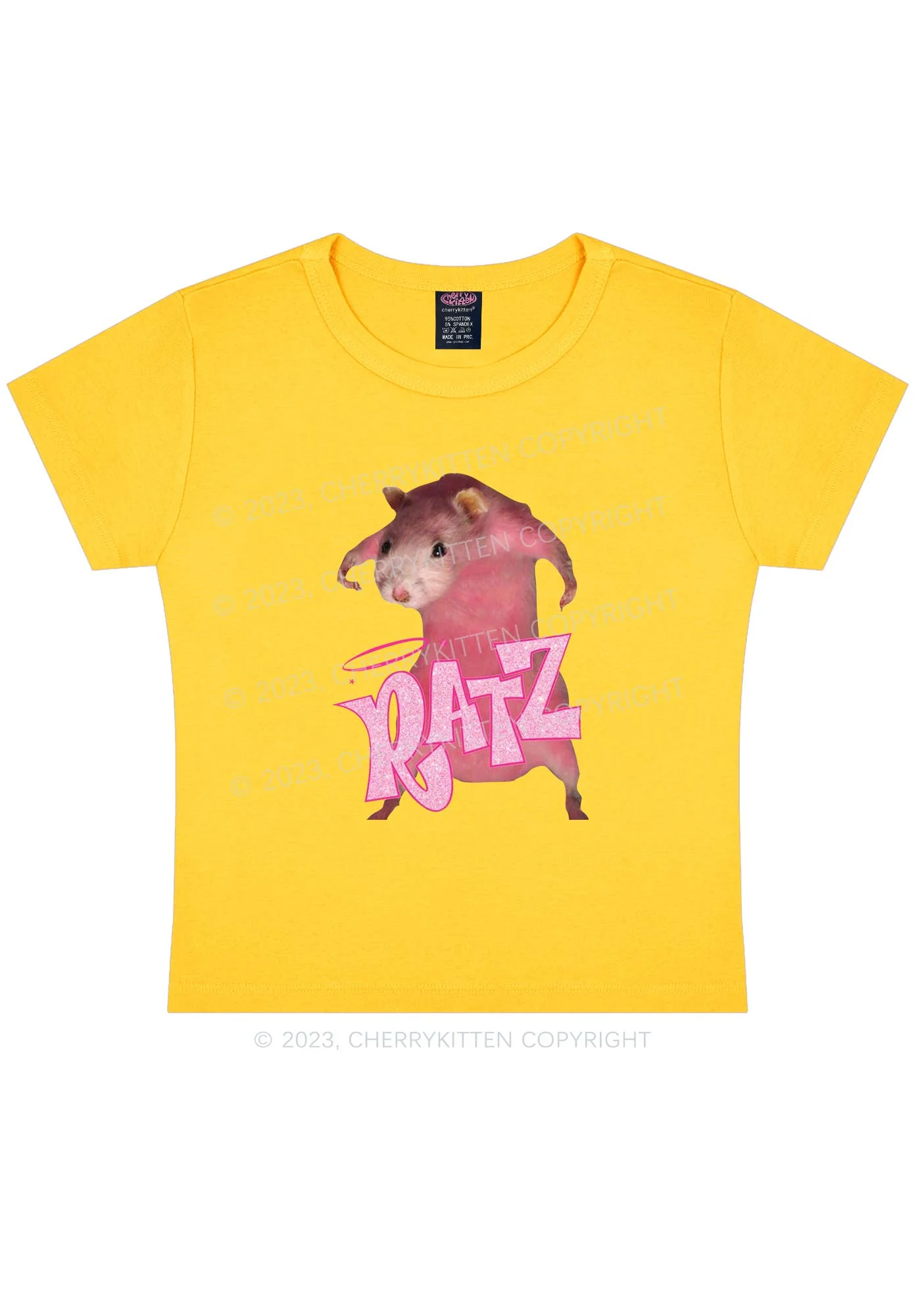 Pink Ratz Y2K Baby Tee - Image 8