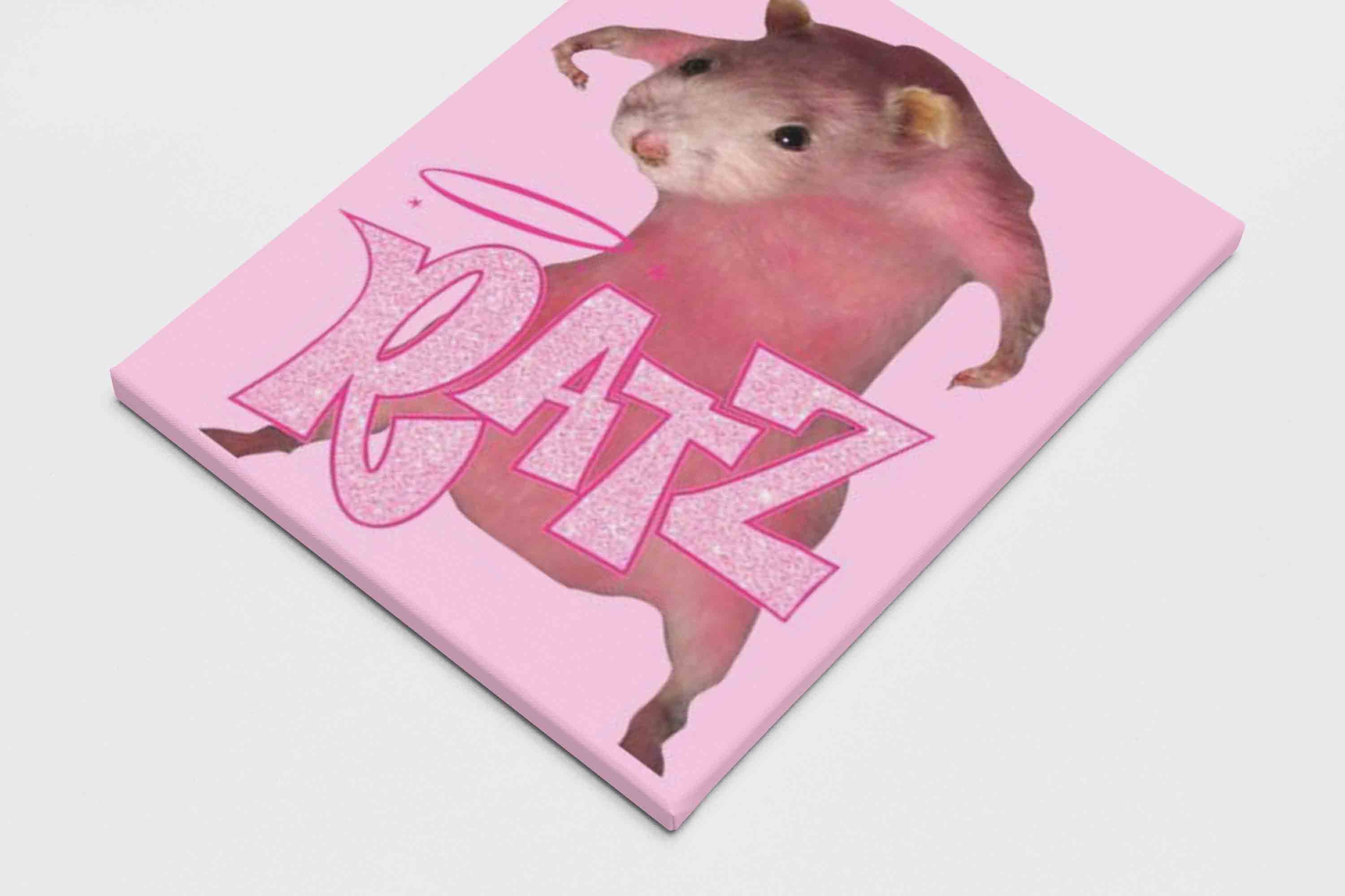 Pink Ratz Y2K Canvas Wall Art Cherrykitten - Image 3
