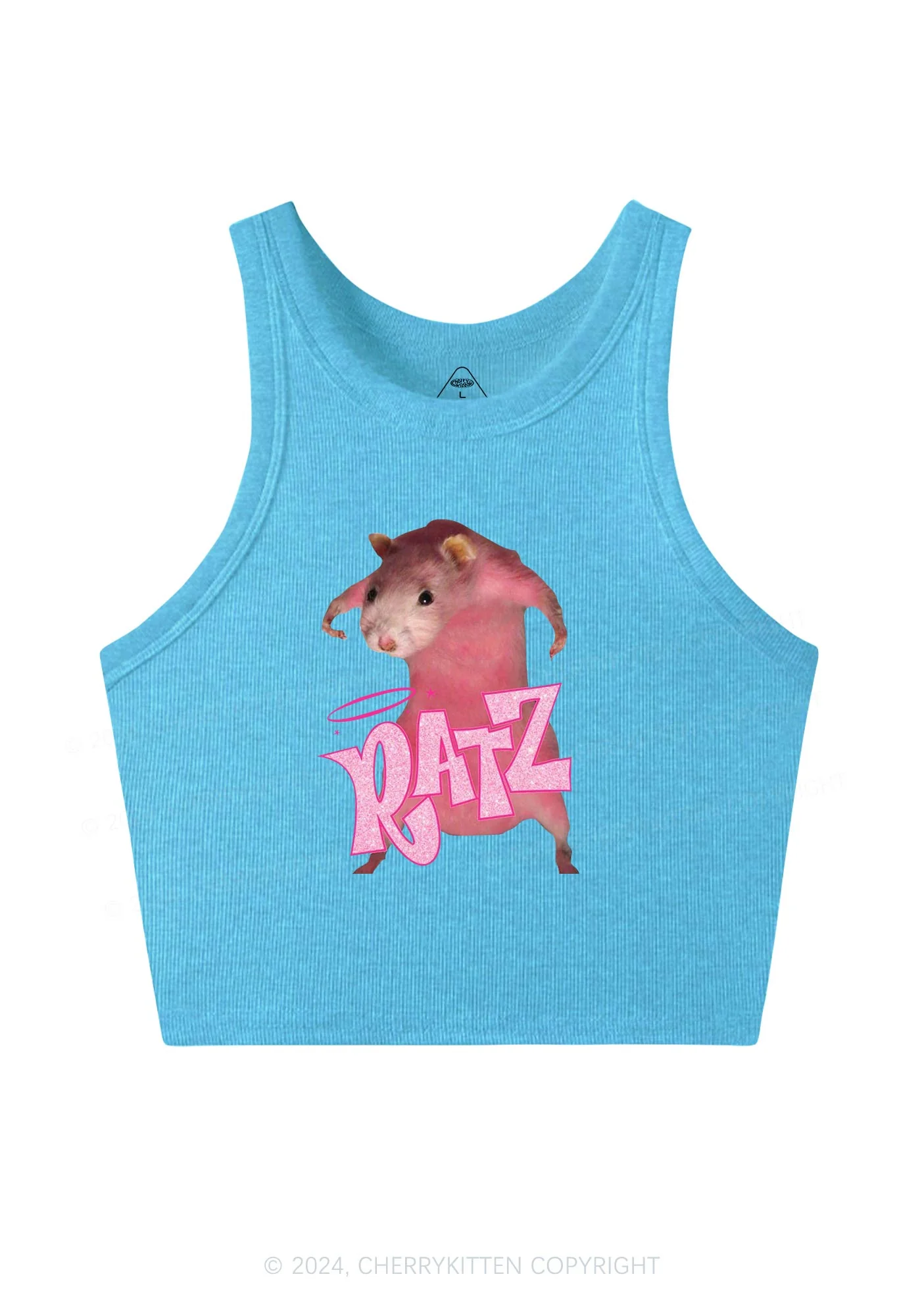 Pink Ratz Y2K Crop Tank Top Cherrykitten - Image 5