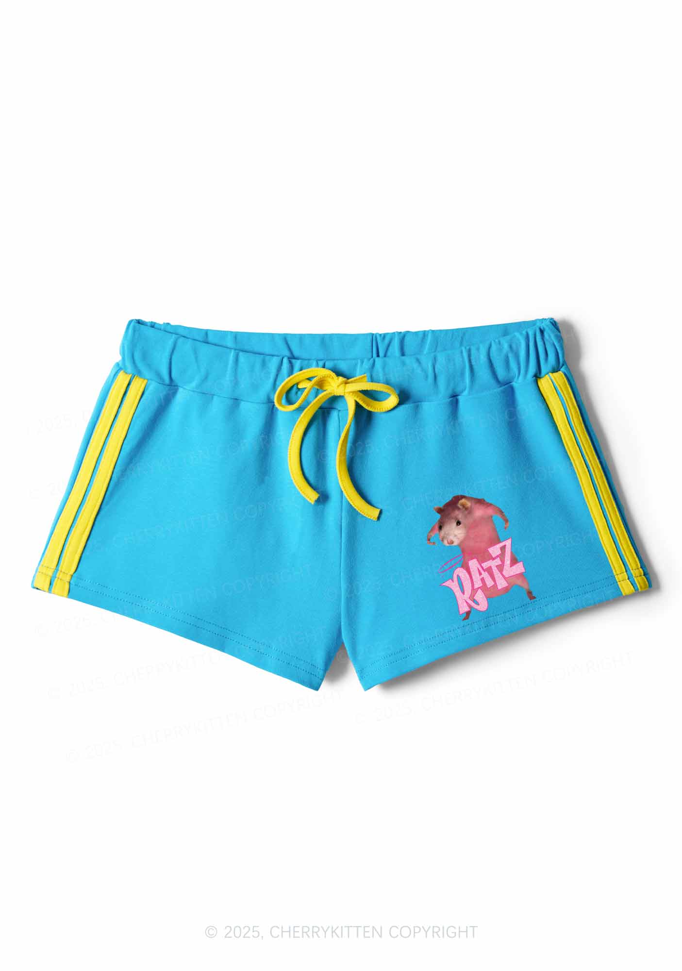 Pink Ratz Y2K Drawstring Mini Shorts Cherrykitten - Image 3