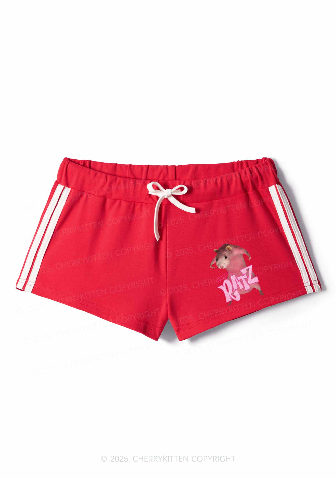 Pink Ratz Y2K Drawstring Mini Shorts Cherrykitten - Image 5