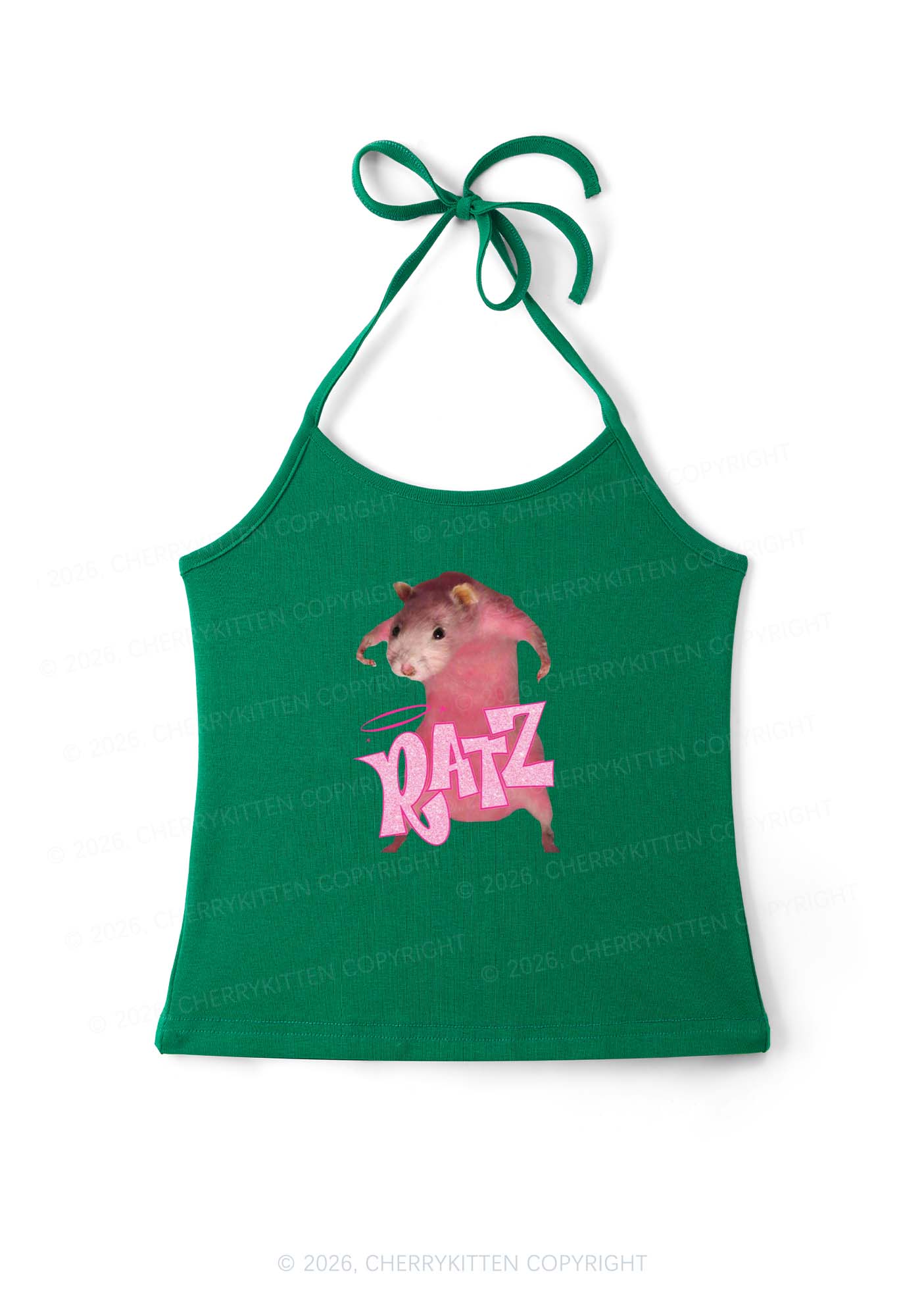 Pink Ratz Y2K Halter Neck Cami Cherrykitten - Image 11
