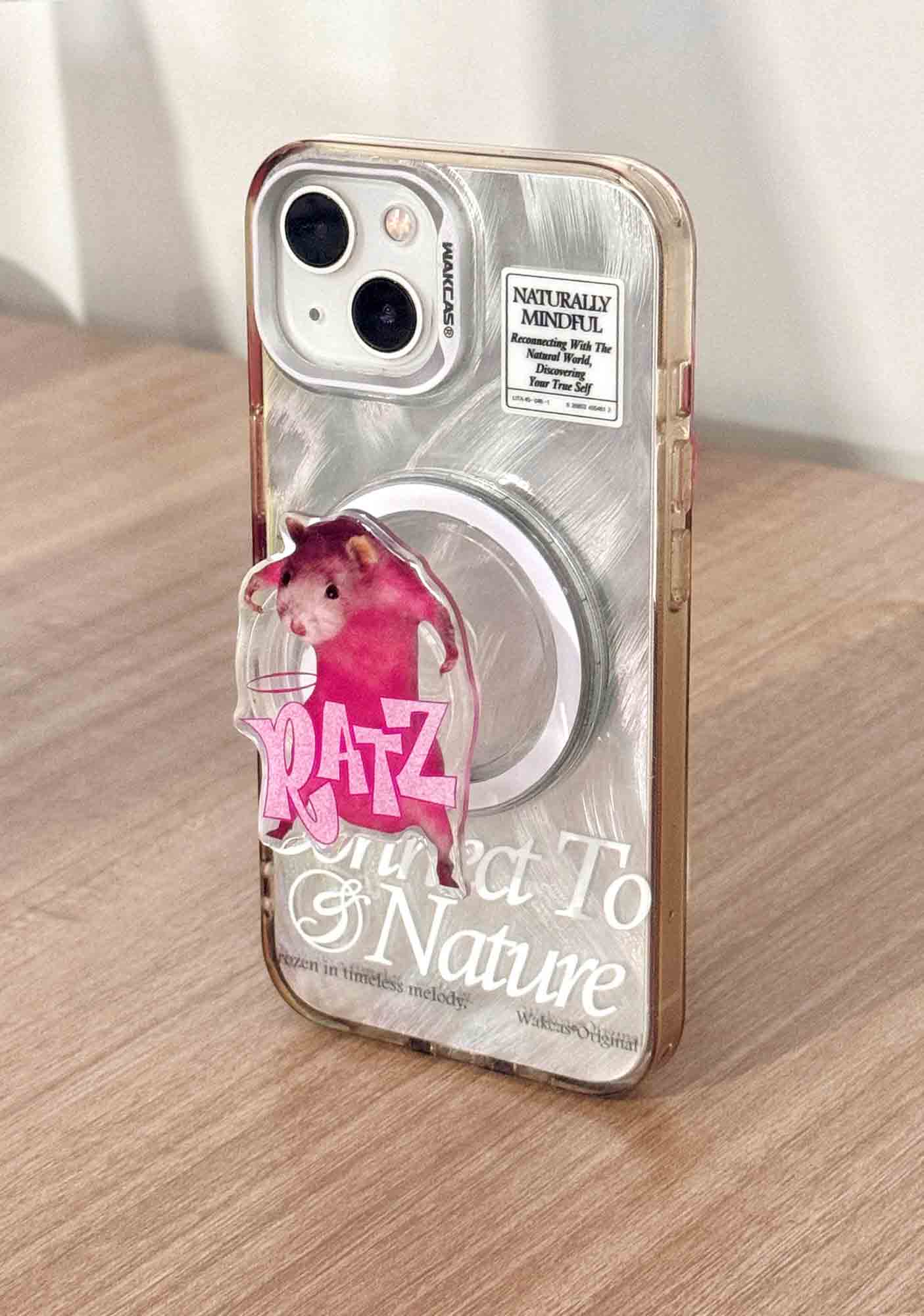 Pink Ratz Y2K Magnetic Phone Grip Holder Cherrykitten - Image 2