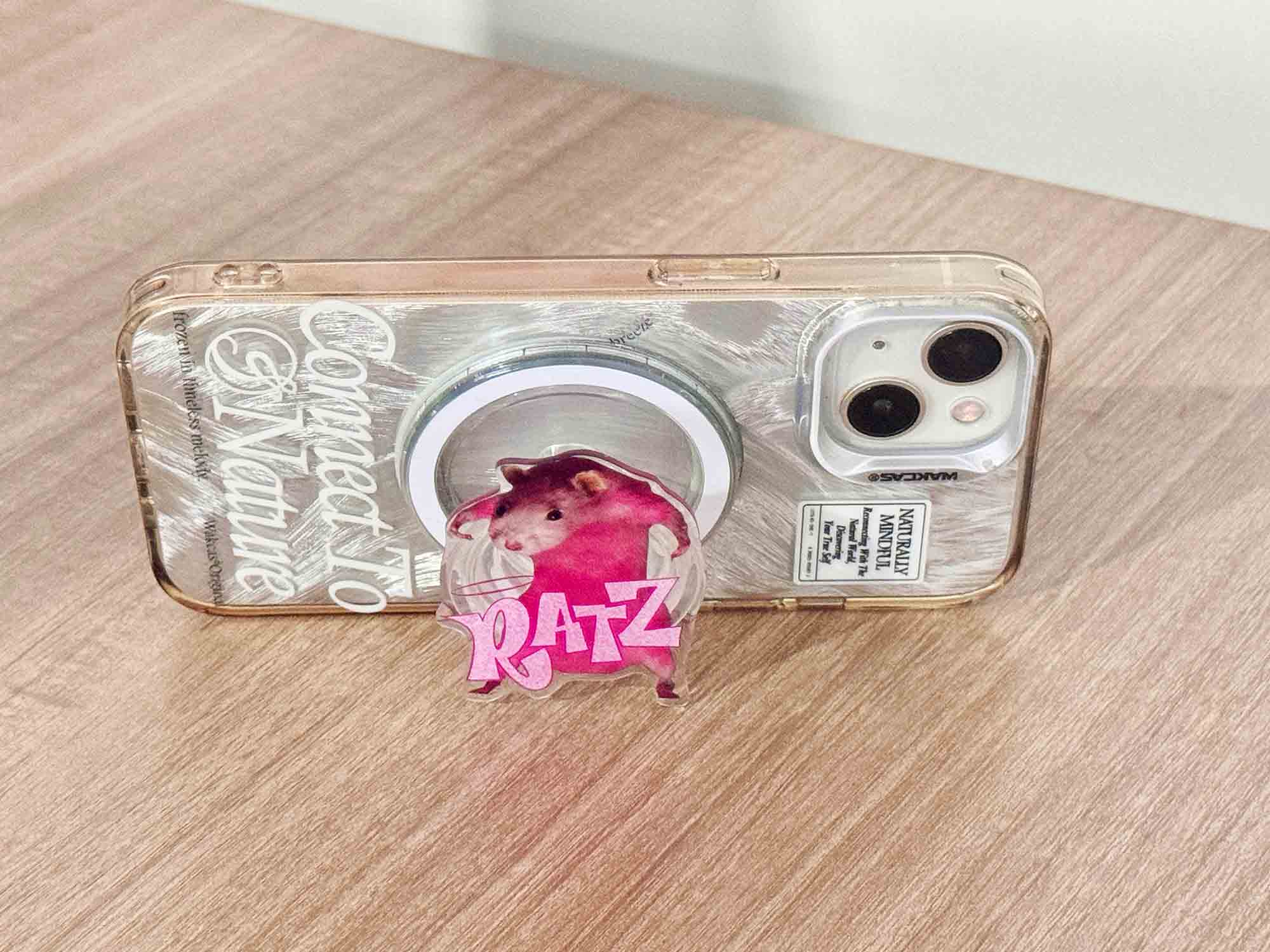 Pink Ratz Y2K Magnetic Phone Grip Holder Cherrykitten - Image 3