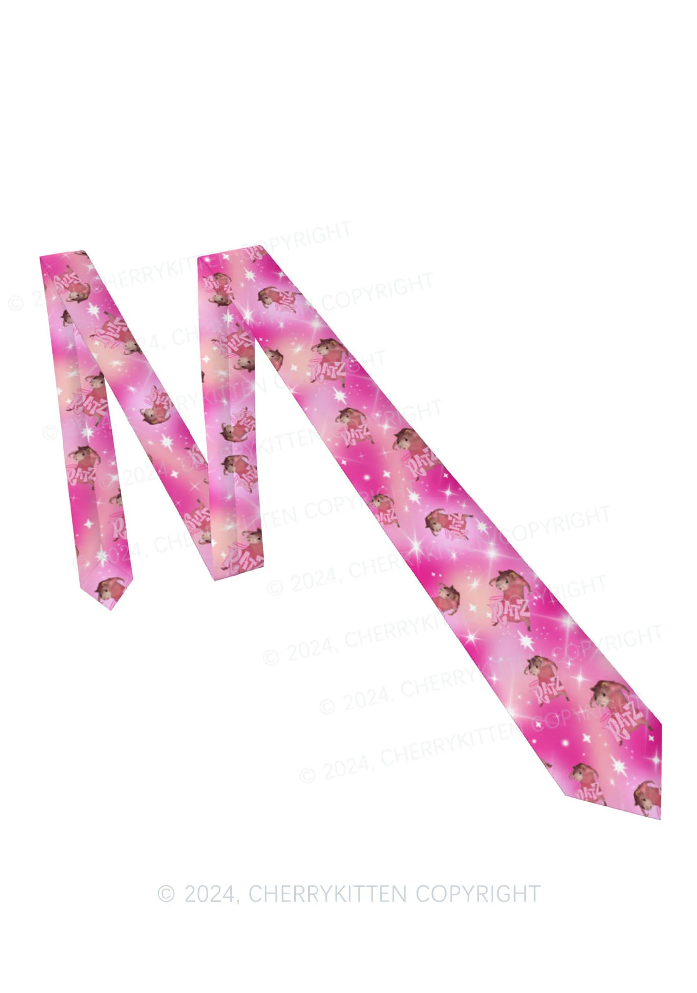 Pink Ratz Y2K Necktie Cherrykitten - Image 4