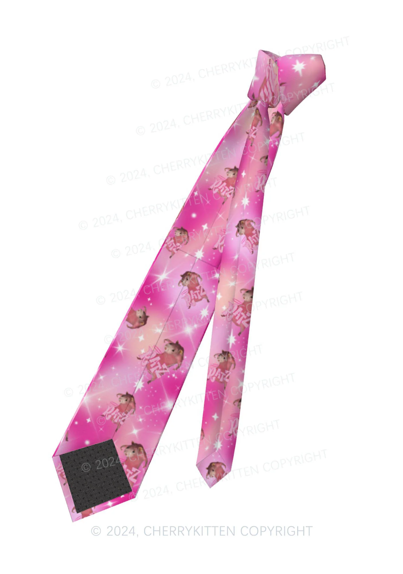 Pink Ratz Y2K Necktie Cherrykitten - Image 6
