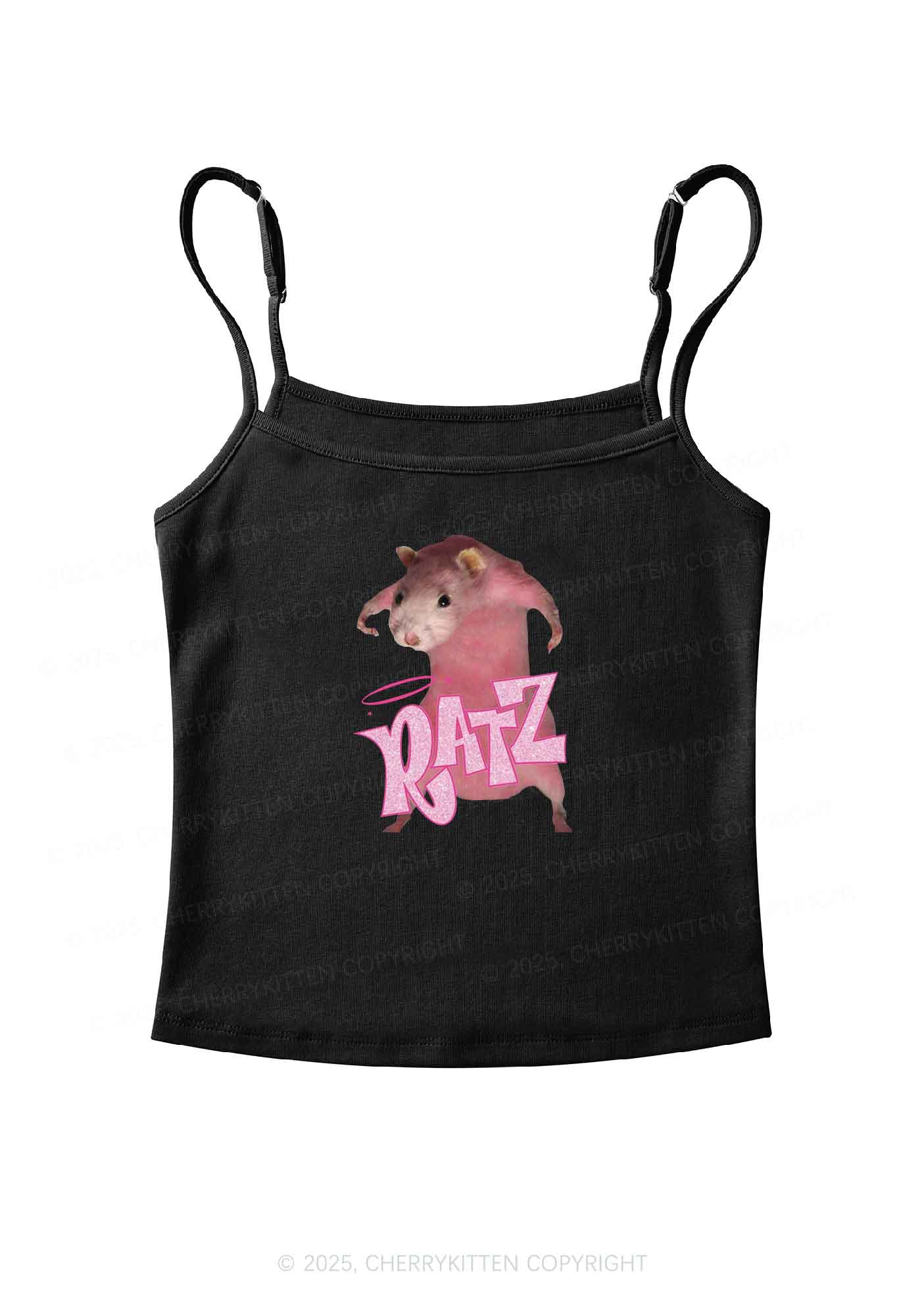 Pink Ratz Y2K Spaghetti Strap Cami Cherrykitten - Image 3