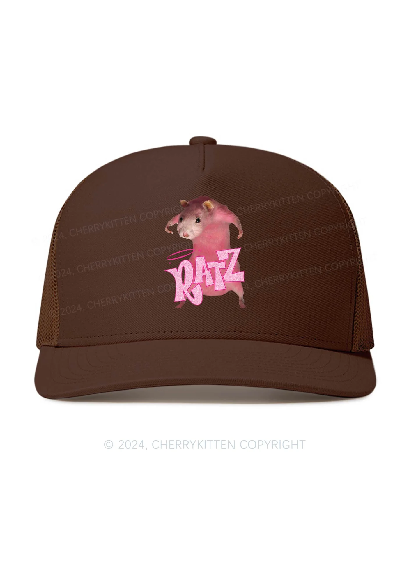 Pink Ratz Y2K Trucker Mesh Hat Cherrykitten - Image 4