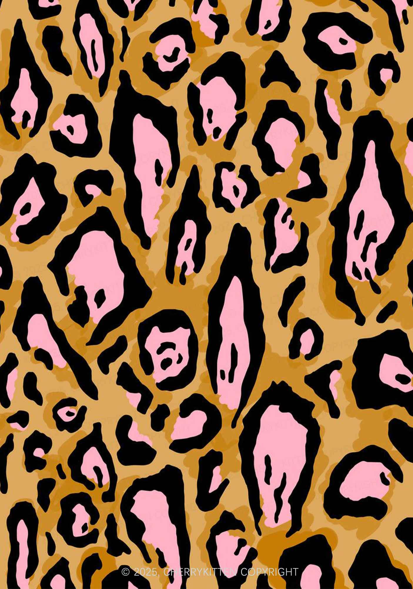 Pink Spotted Leopard Y2K Print Bikini Set Cherrykitten - Image 2