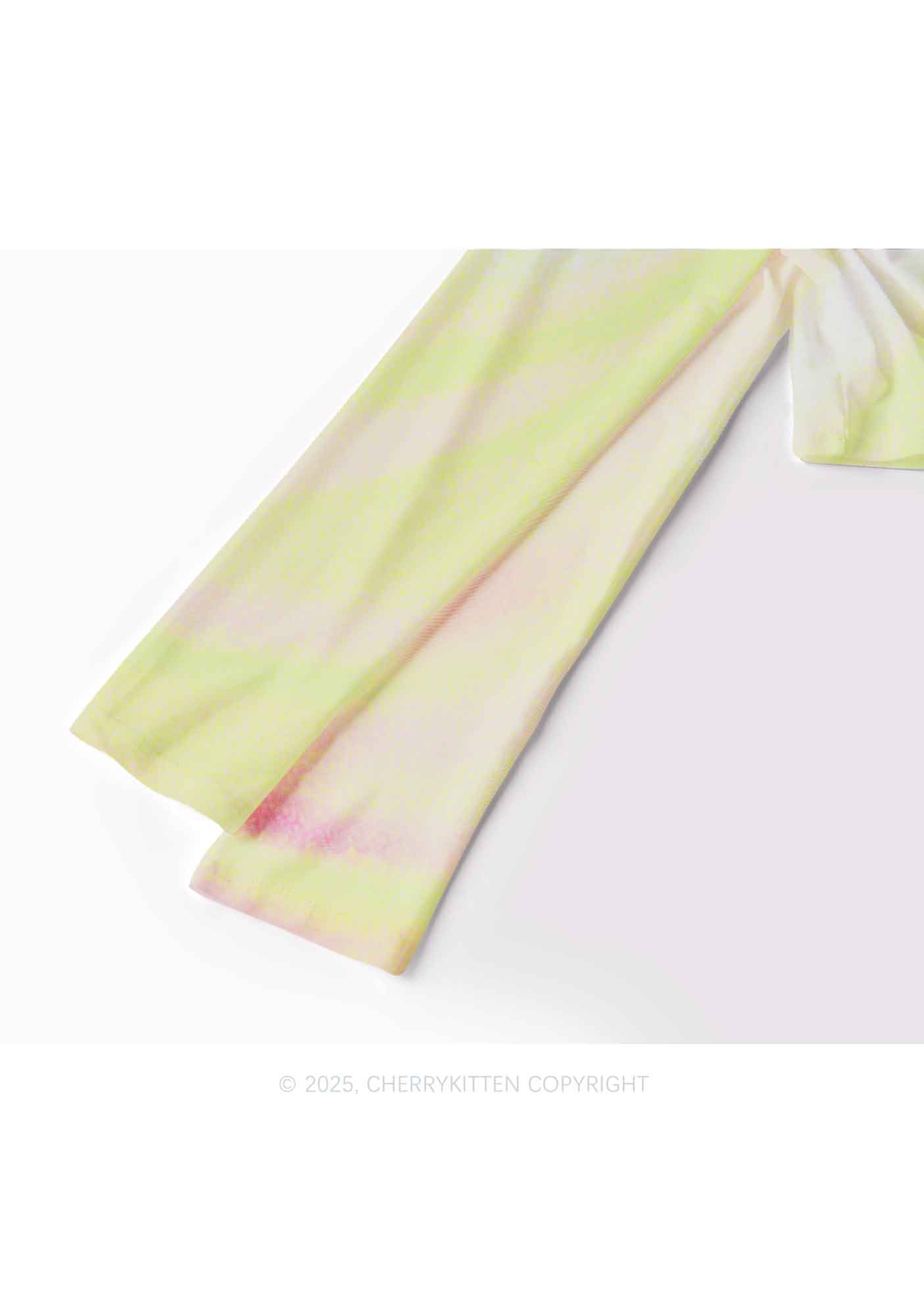 Pink Swirl Y2K Mesh Long Sleeve Crop Top Cherrykitten - Image 4