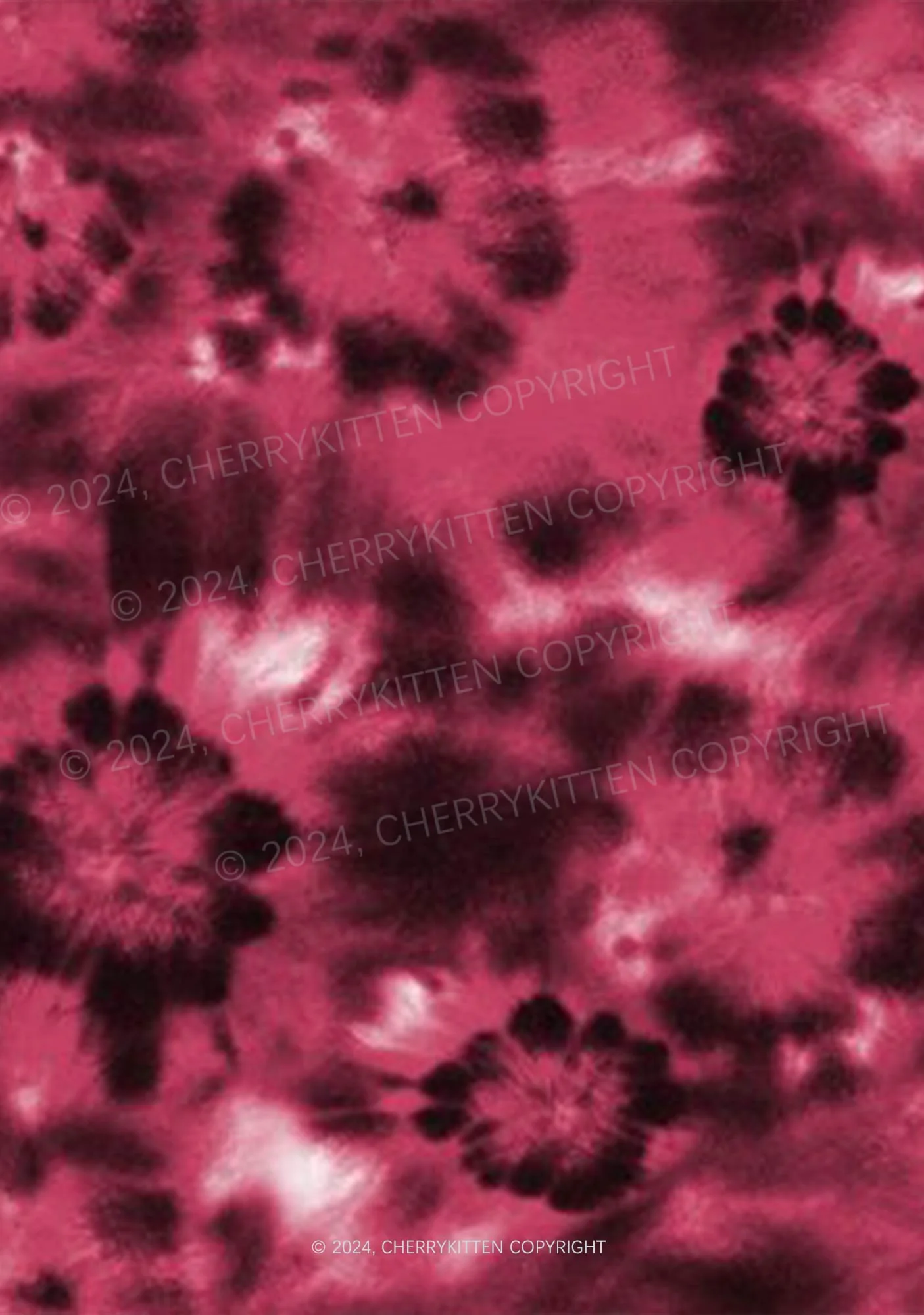 Pink Tie Dye Y2K Print Bikini Set Cherrykitten - Image 2