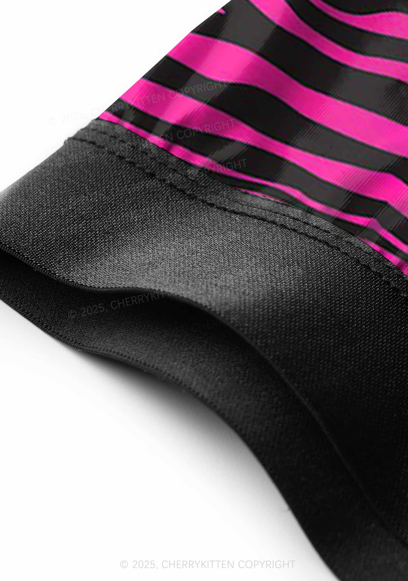 Pink Wave Valentine's Day Y2K Print Couples Boxer Briefs Set Cherrykitten - Image 4